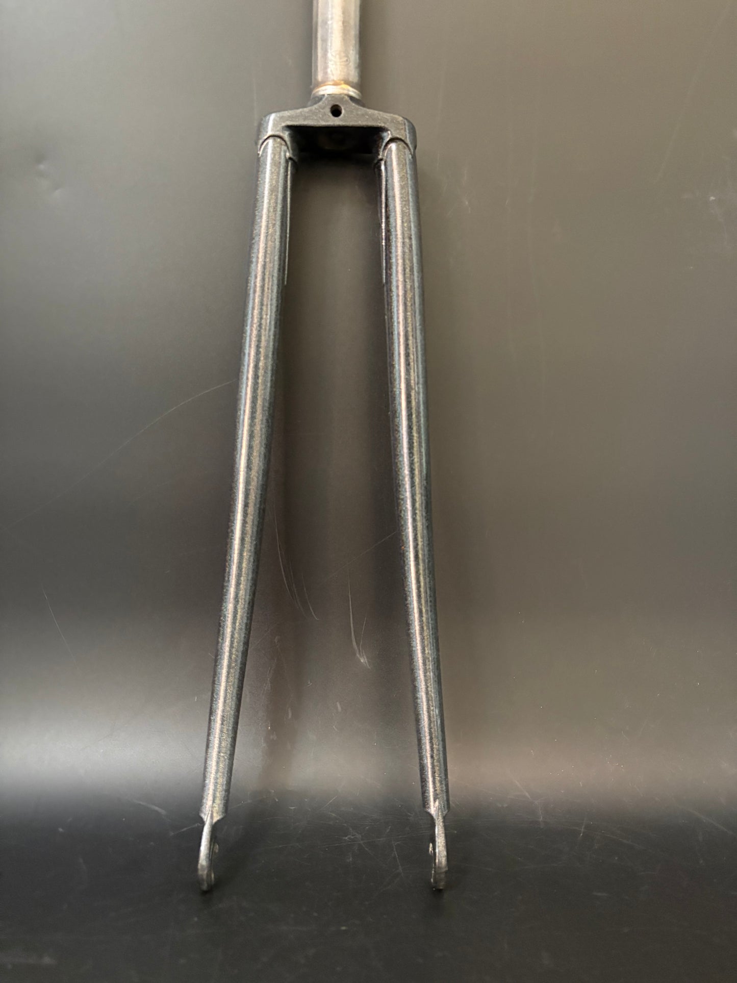 Unbranded Columbus Tubing Fork Grey Rainbow Sparkle 1” Threaded 147mm