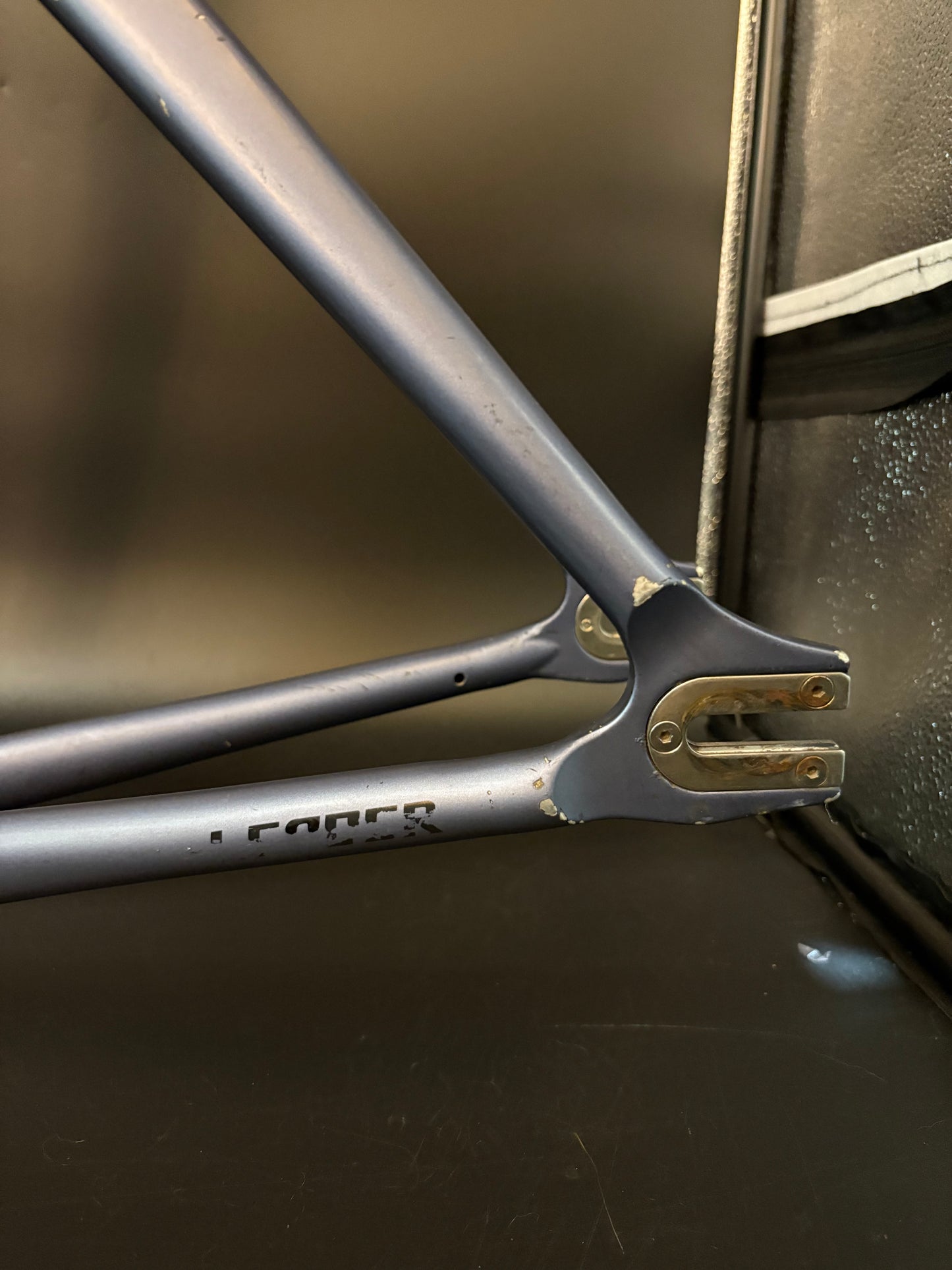 Leader 725 Frameset Pearlescent Blue 55cm