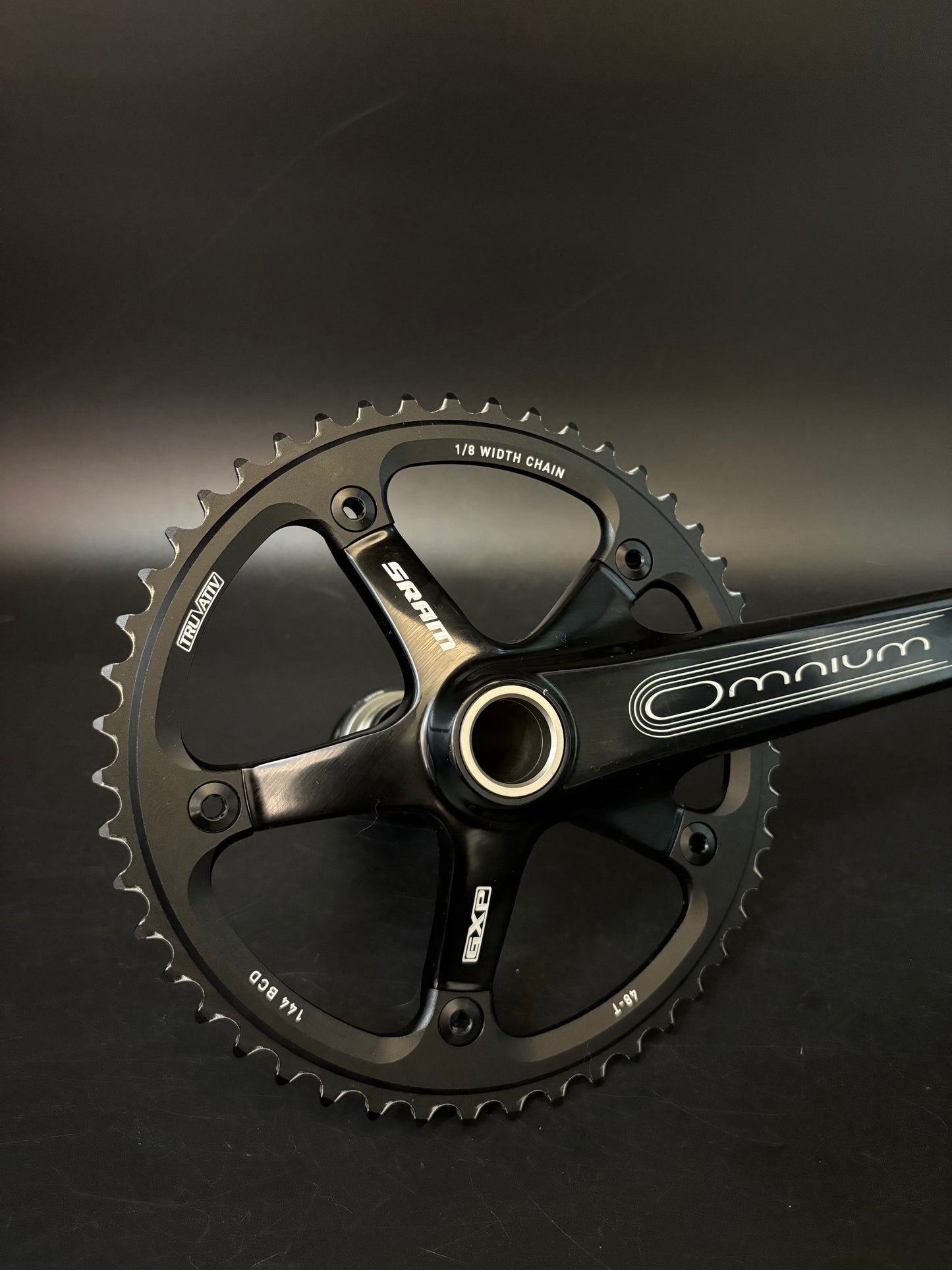 Sram Omnium Crankset Black 165mm 48t