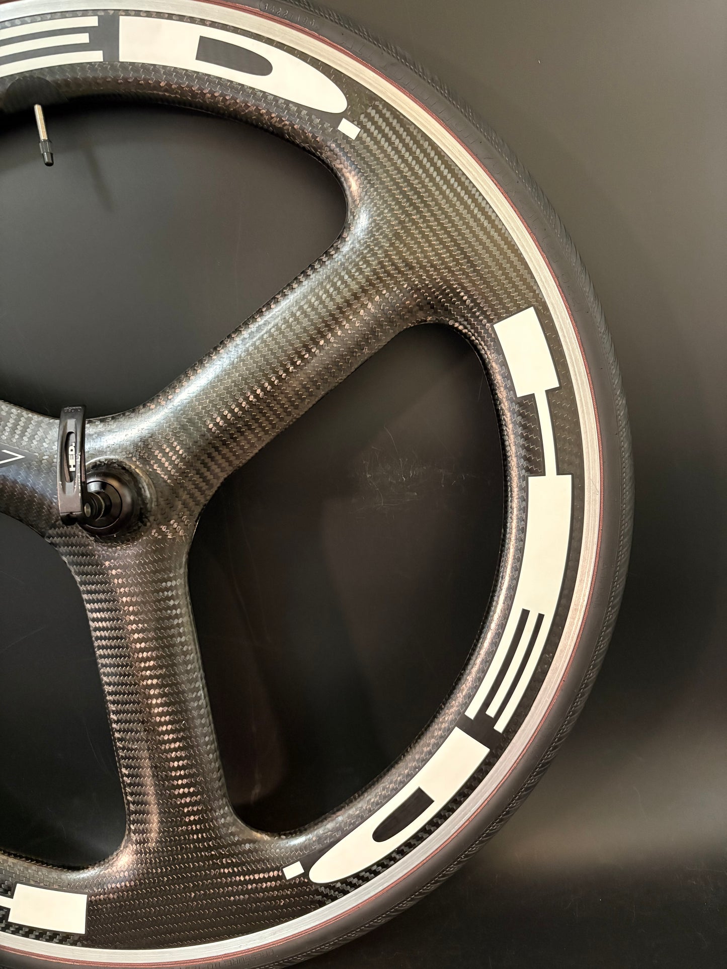 HED H3+ Tri Spoke Front Wheel Carbon Clincher
