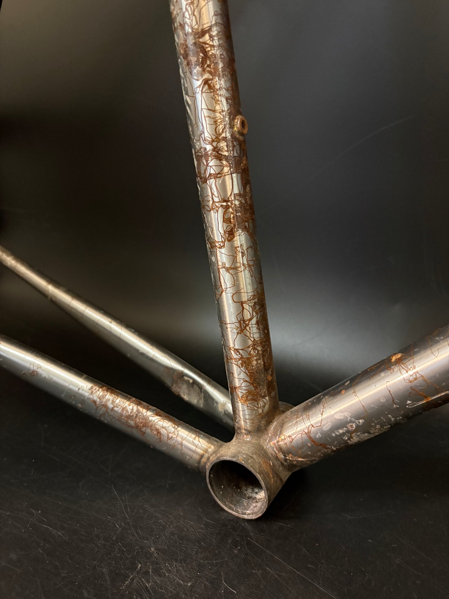 Chas’ Cinelli Mash Work Frameset Raw Prototype #1 55cm