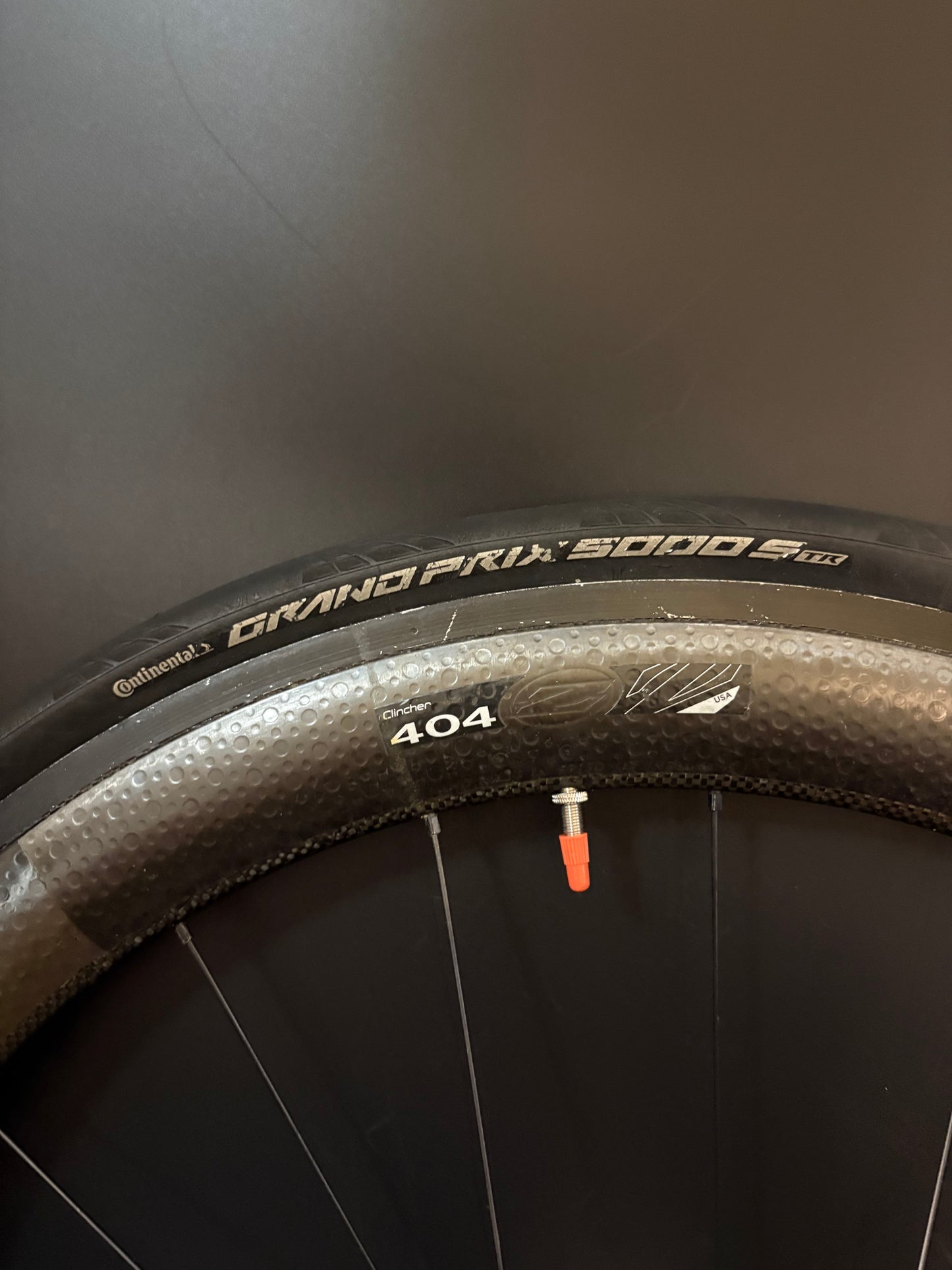Zipp 404 Carbon Clincher / Phil Wood LF Front Wheel 24h