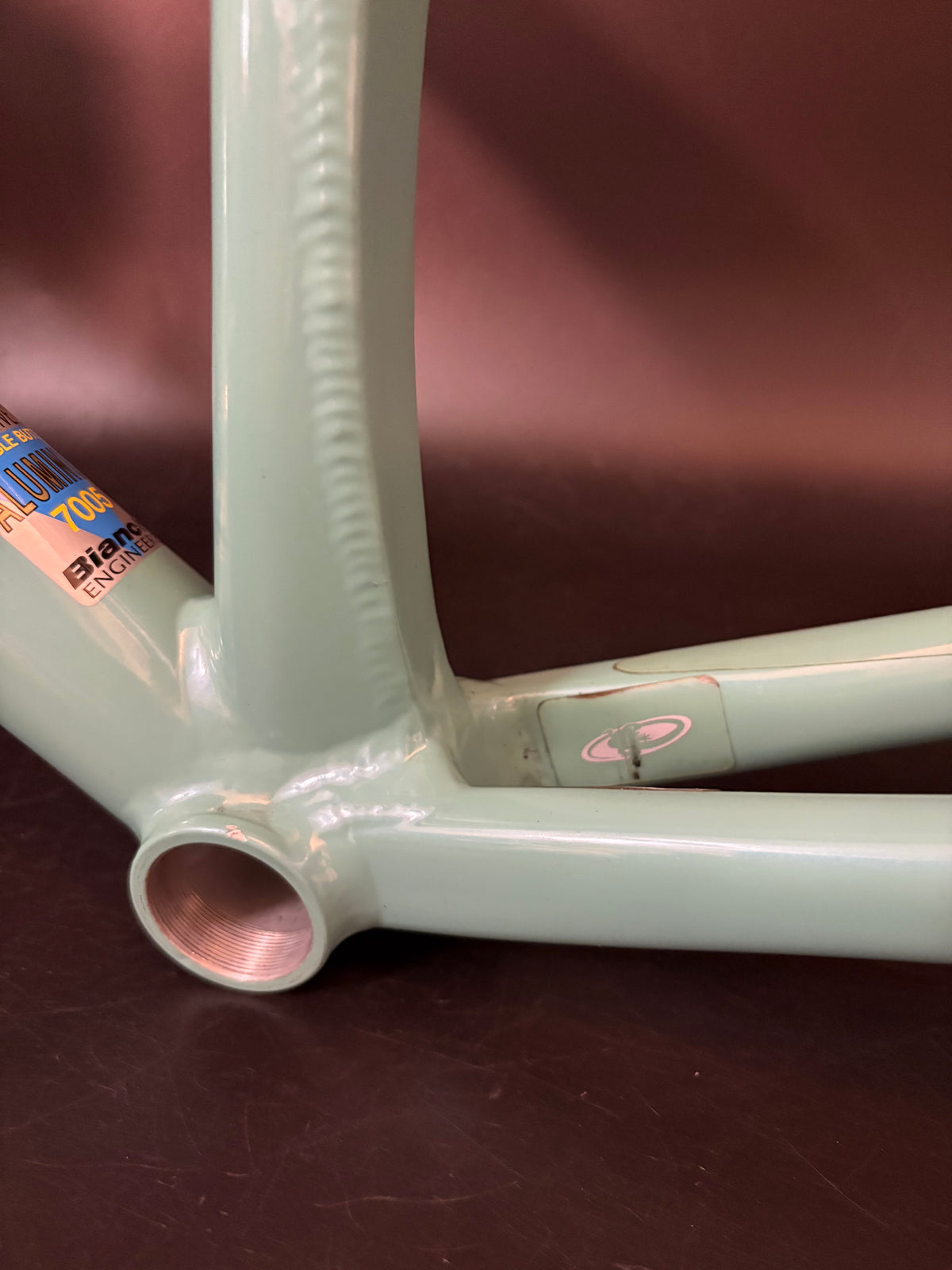 Bianchi Super Pista Frameset Celeste 51cm