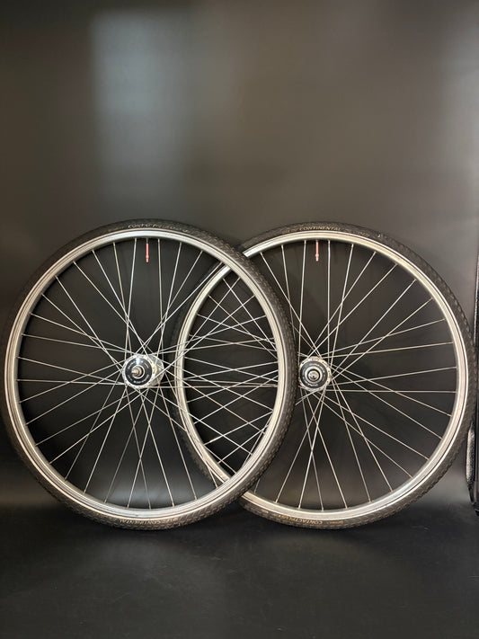 H Plus Son Tb14 Silver / Dura Ace 7600 Wheelset 36h