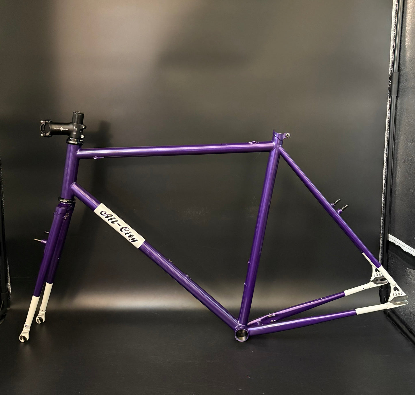 All City Nature Boy Frameset Purple 55cm