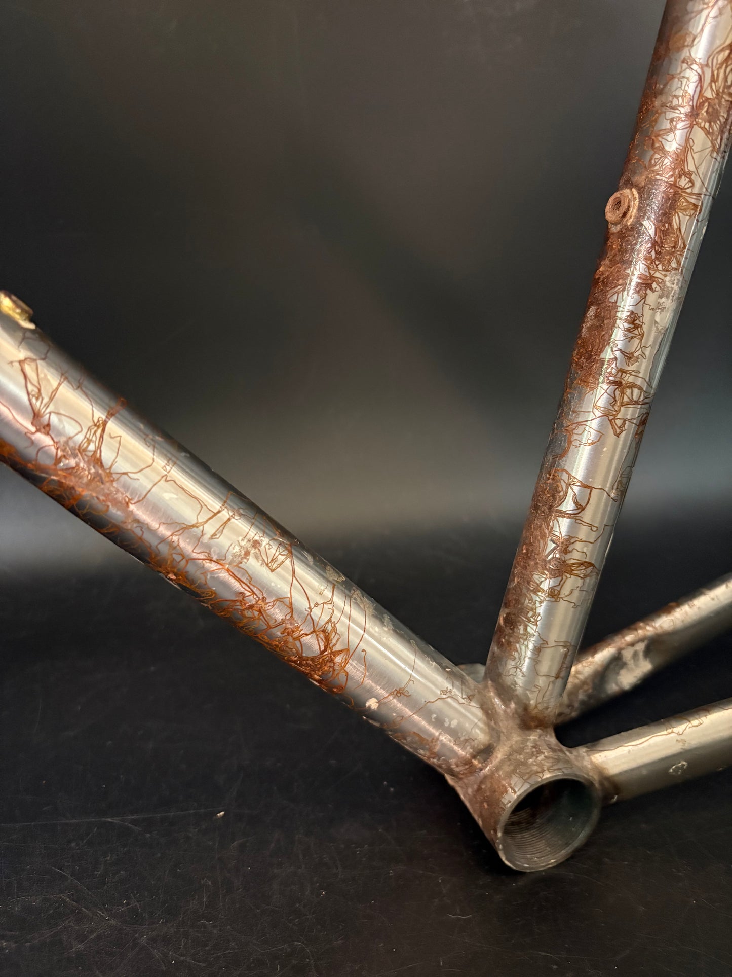 Chas’ Cinelli Mash Work Frameset Raw Prototype #1 55cm