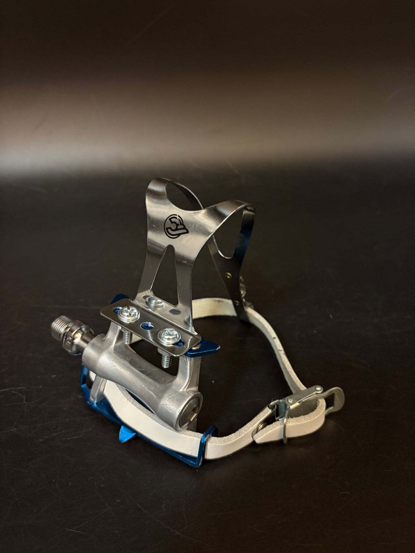 Wellgo Blue Pedals / Christophe Single Straps Pedal Setup