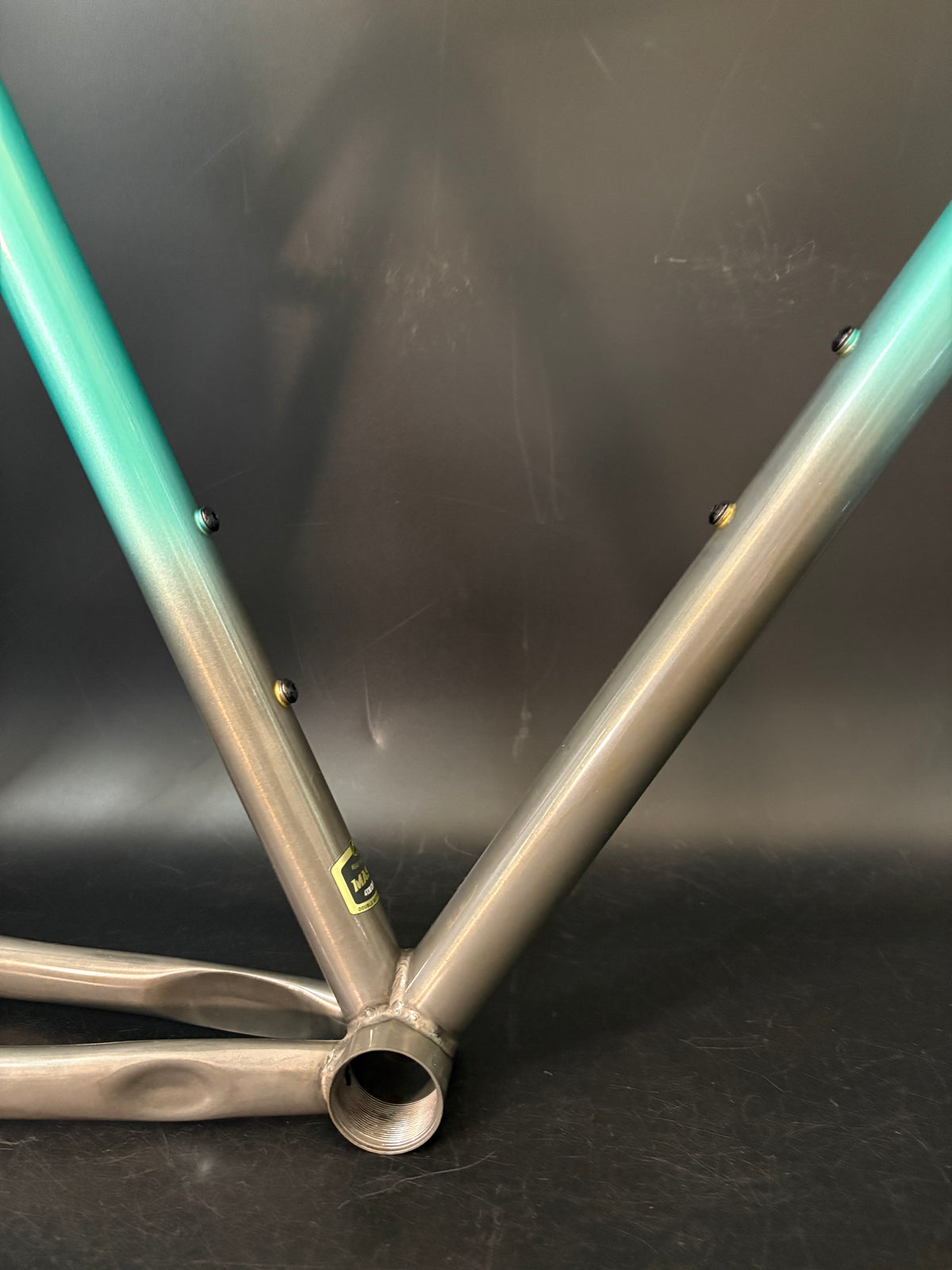 Mash Steel Frameset Teal/Raw 53cm