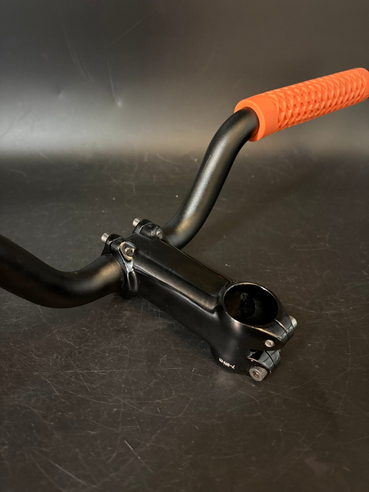 Unbranded Riser Handlebar Black 520mm 25.4 w/ 90mm Stem