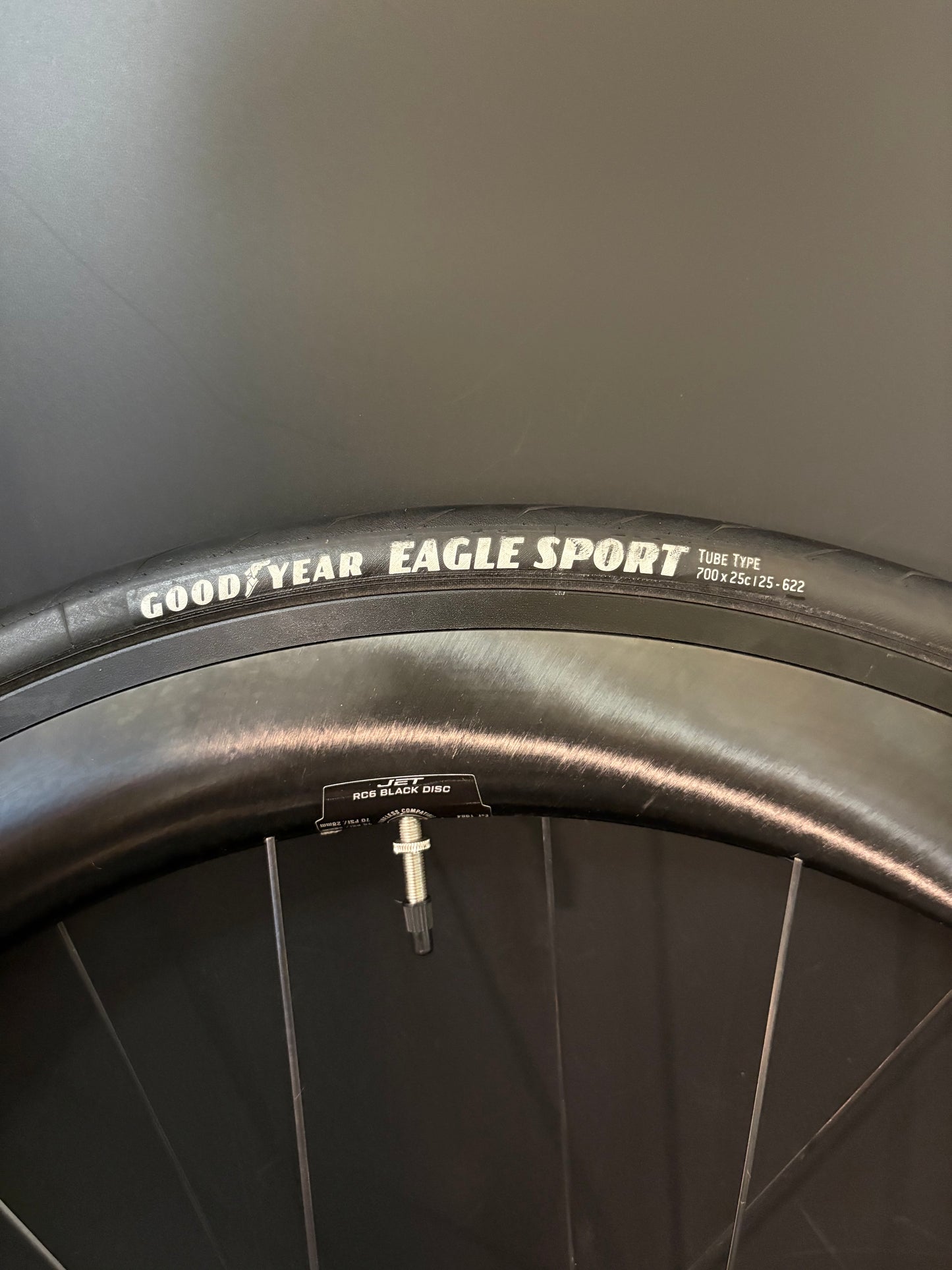 HED Jet RC6 Black Disc Wheelset Carbon 24h