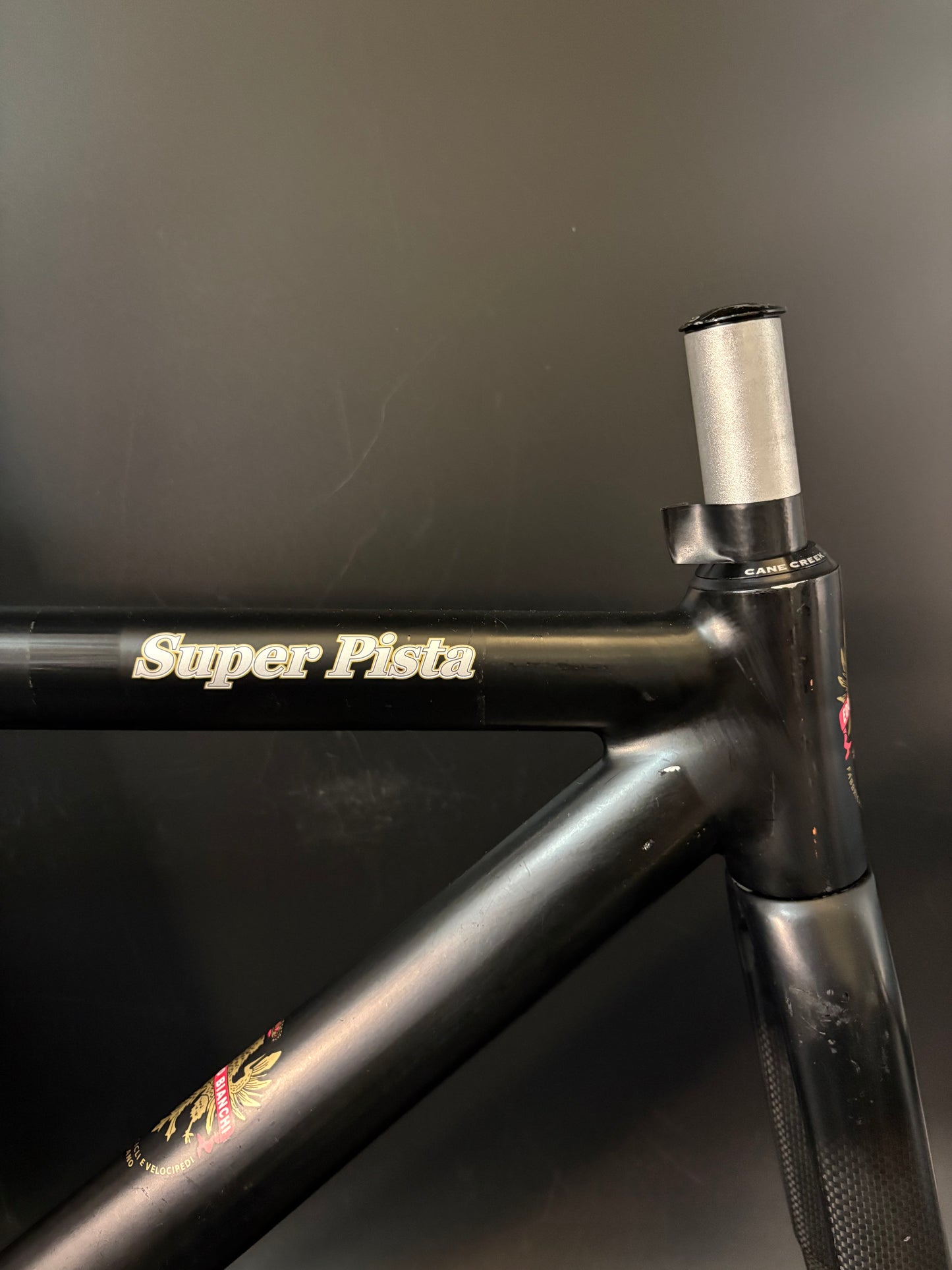 Bianchi Super Pista Frameset Black 49cm