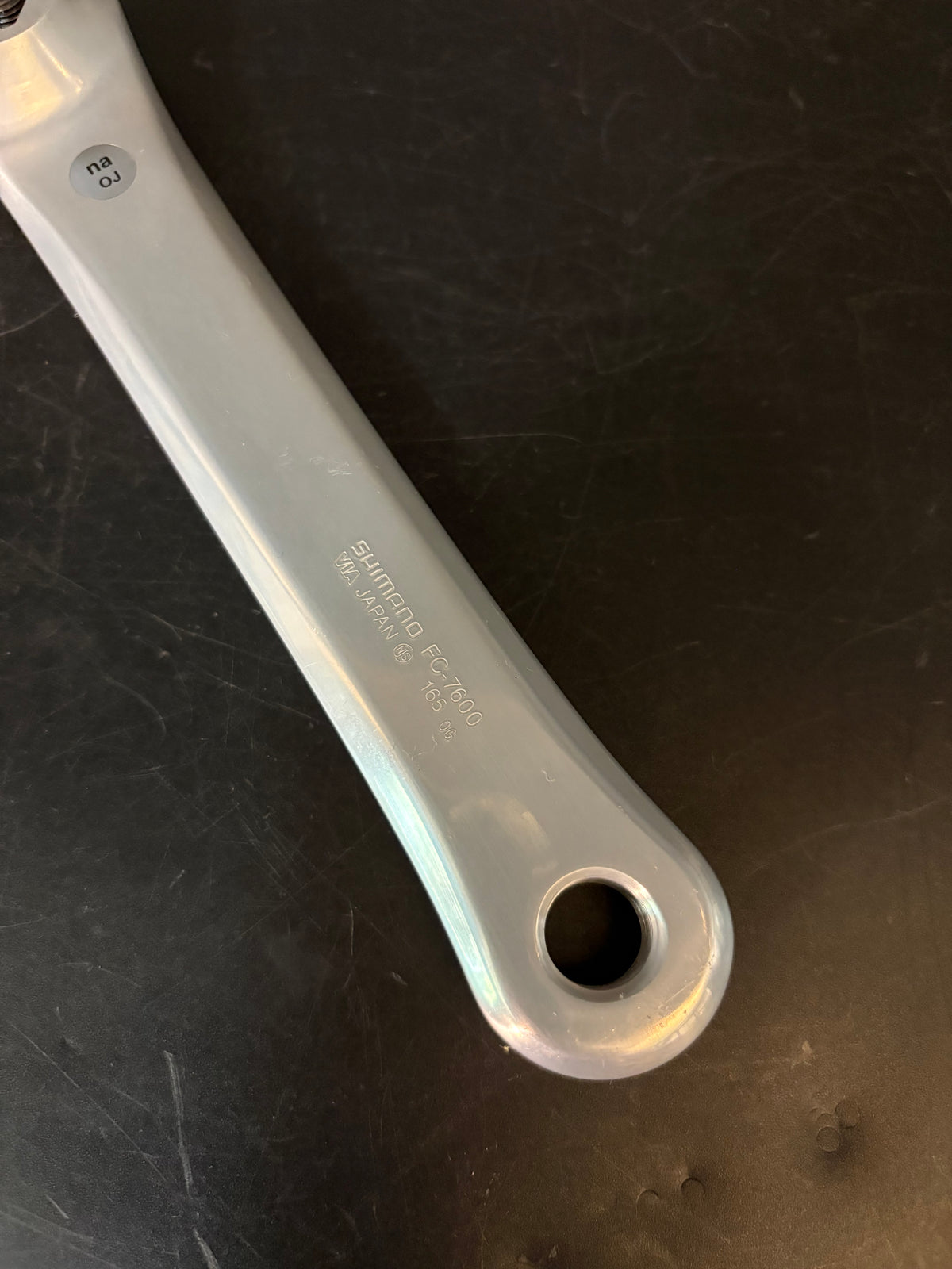Dura Ace 7600 Cranks Silver 165mm