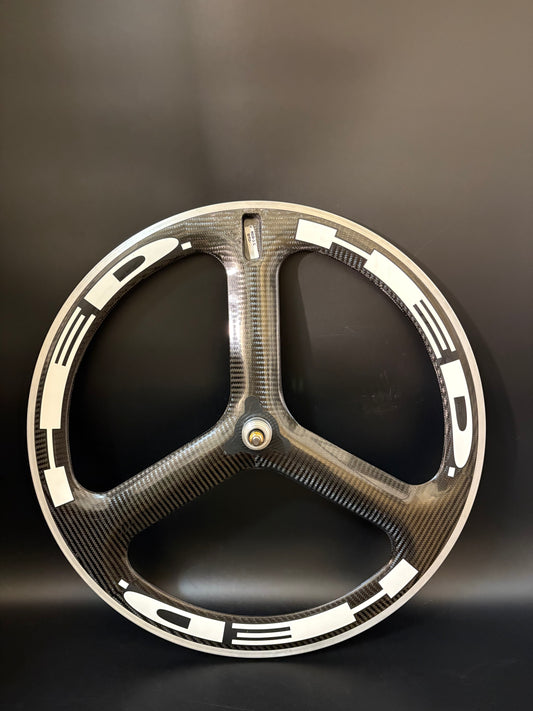 HED 3 Tri Spoke Carbon Clincher Track Rear Wheel