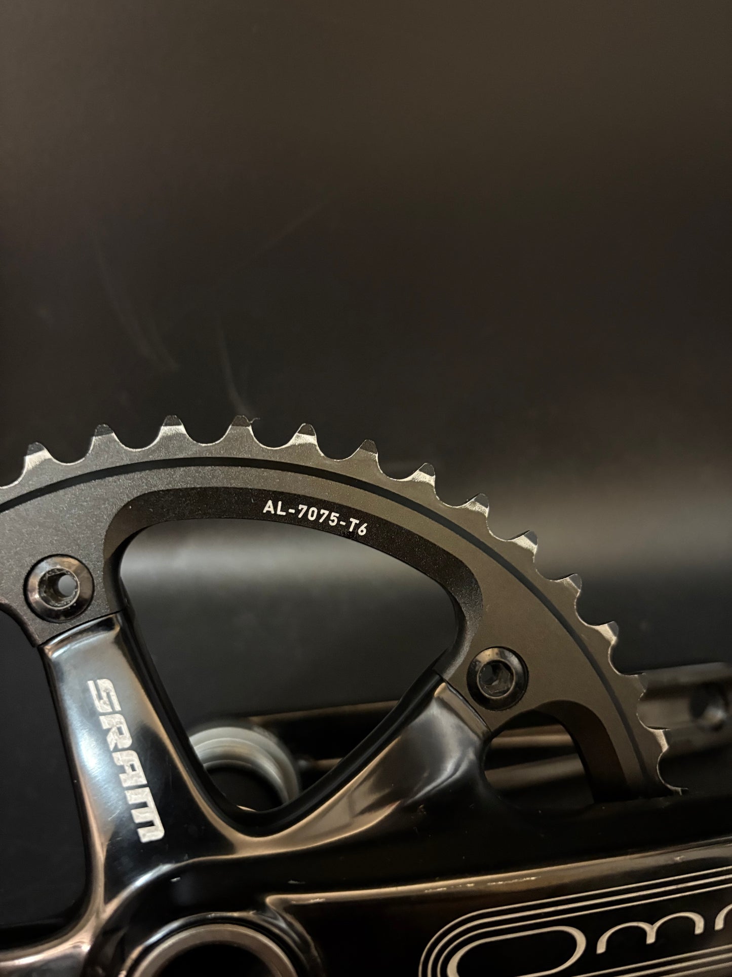 Sram Omnium Crankset Black 167.5mm 48t