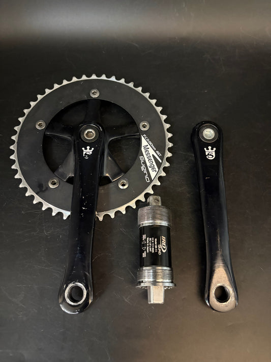 Sugino Messenger Crankset Black 165mm 46t
