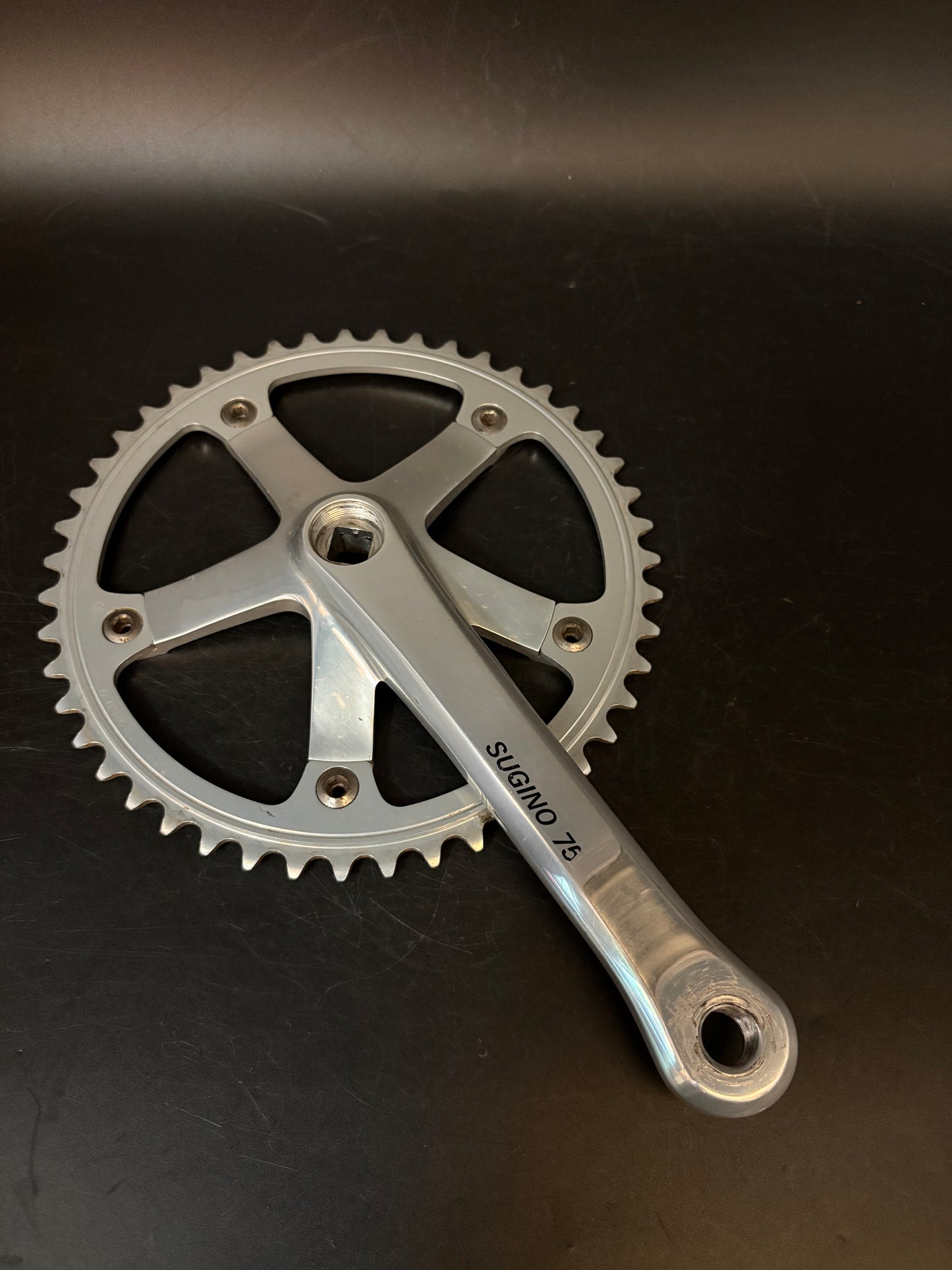 Sugino 75 Crankset Silver 170mm 47t