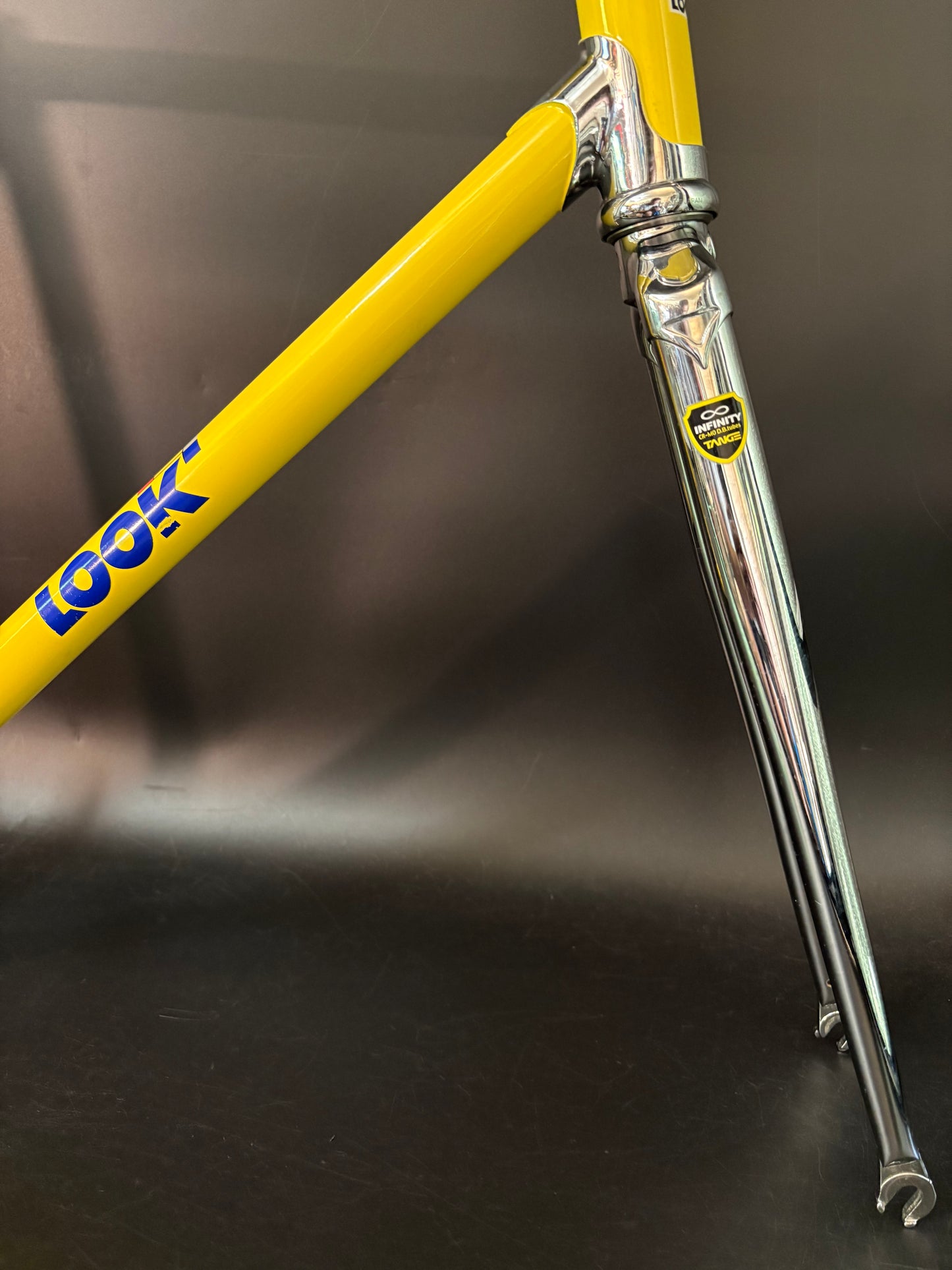 Look AC 364 Frameset Heritage Yellow/Chrome Small