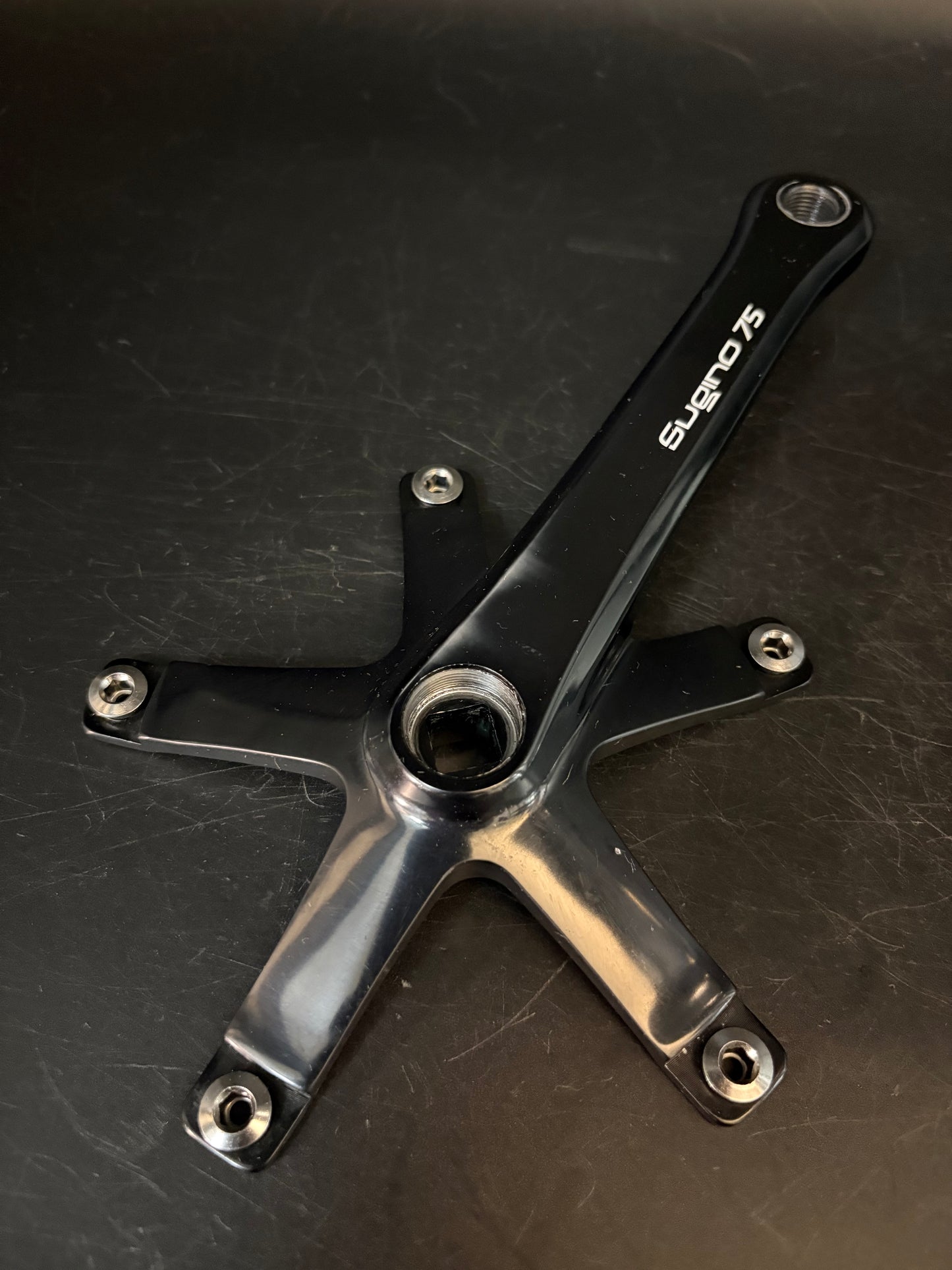 Sugino 75 Cranks Black 170mm