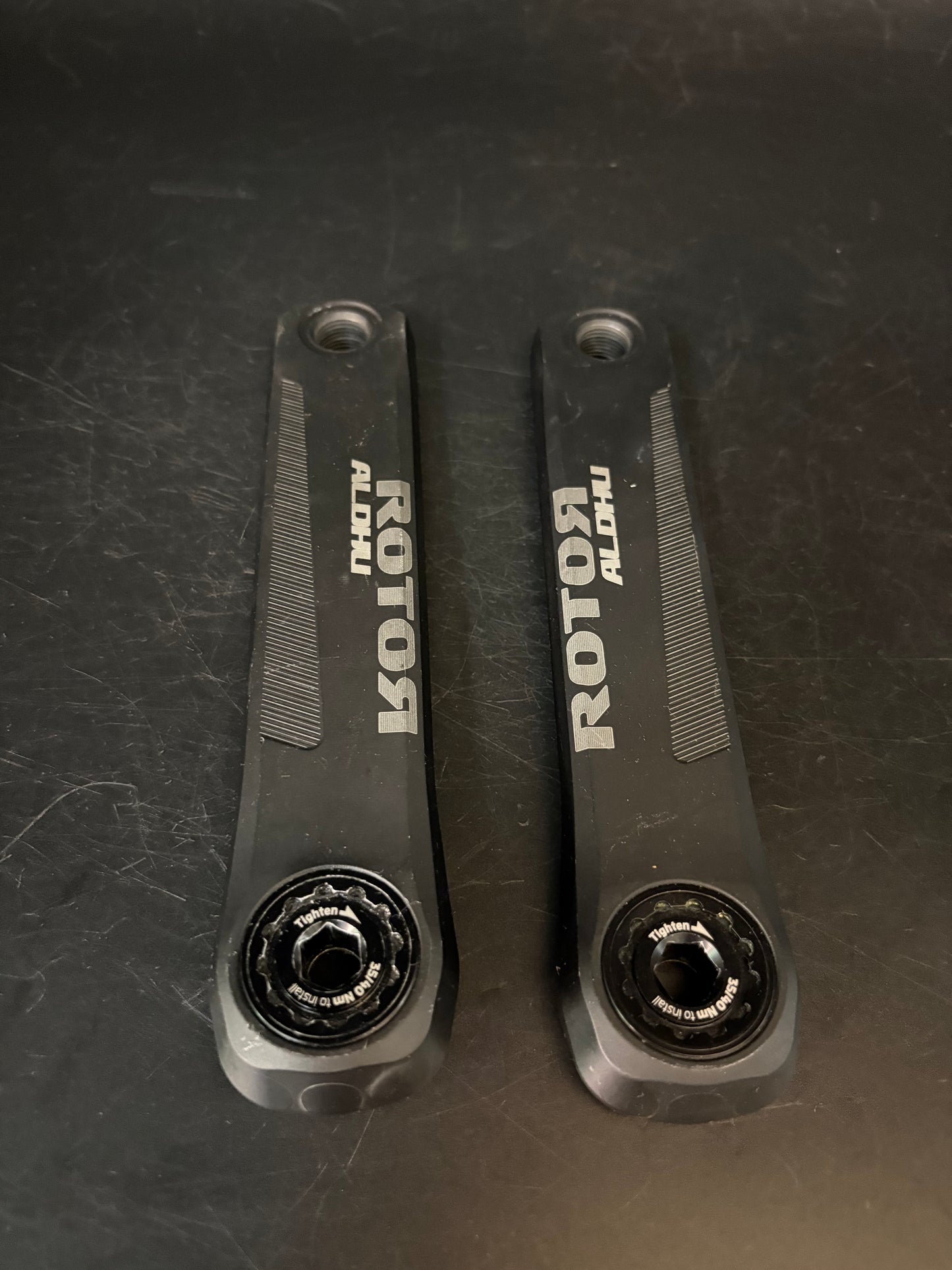 Rotor Aldhu Crank Arms Black 160mm