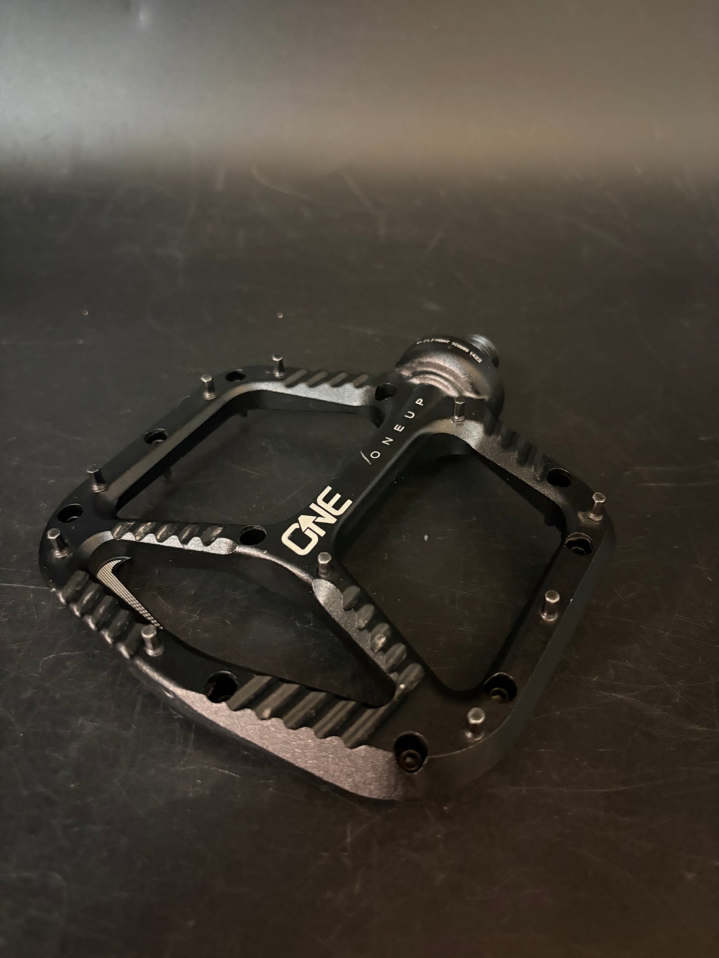 One Up Aluminum Pedals Black