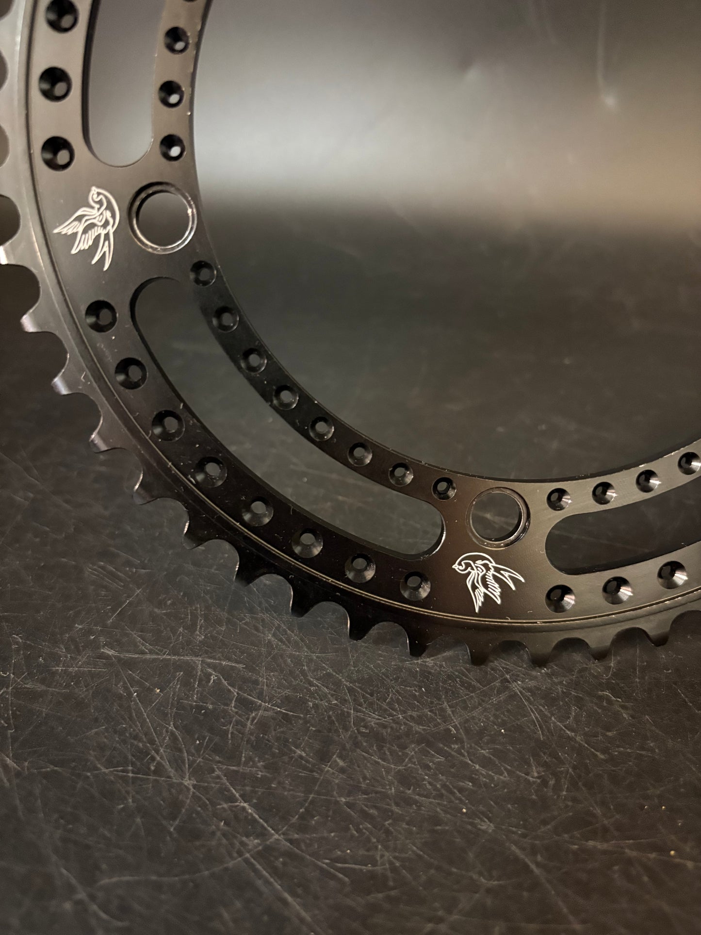 Bespoke Drillium Chainring Black 50t