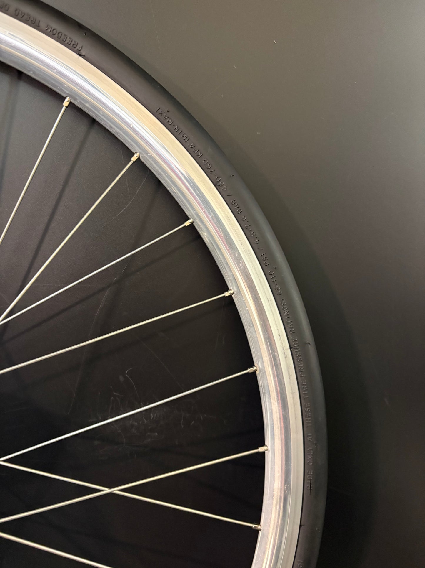 H Plus Son Archetype / Phil Wood HF Wheelset Silver 32h