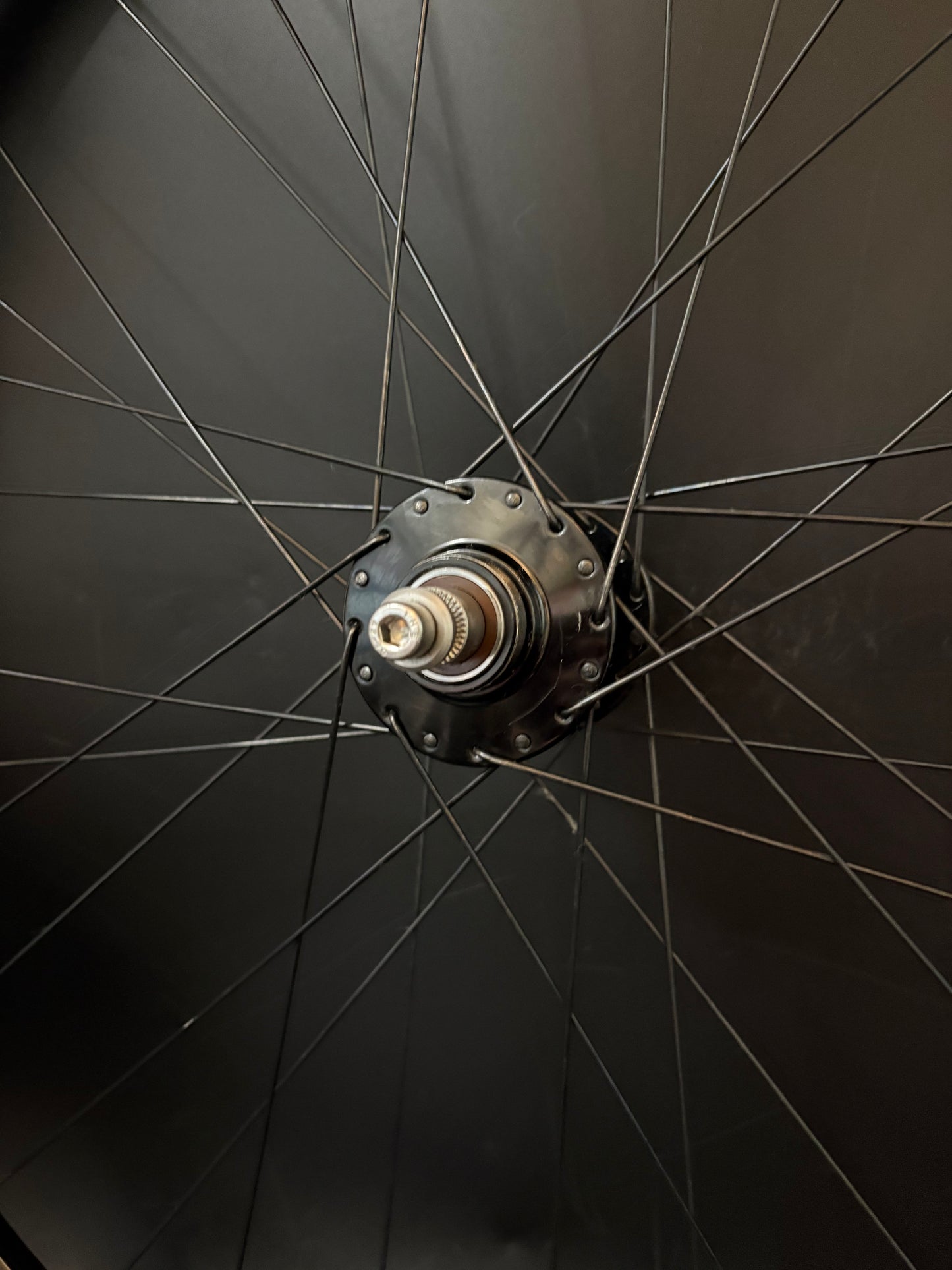 Mavic Open Pro / Phil Wood HF Wheelset Black 32h