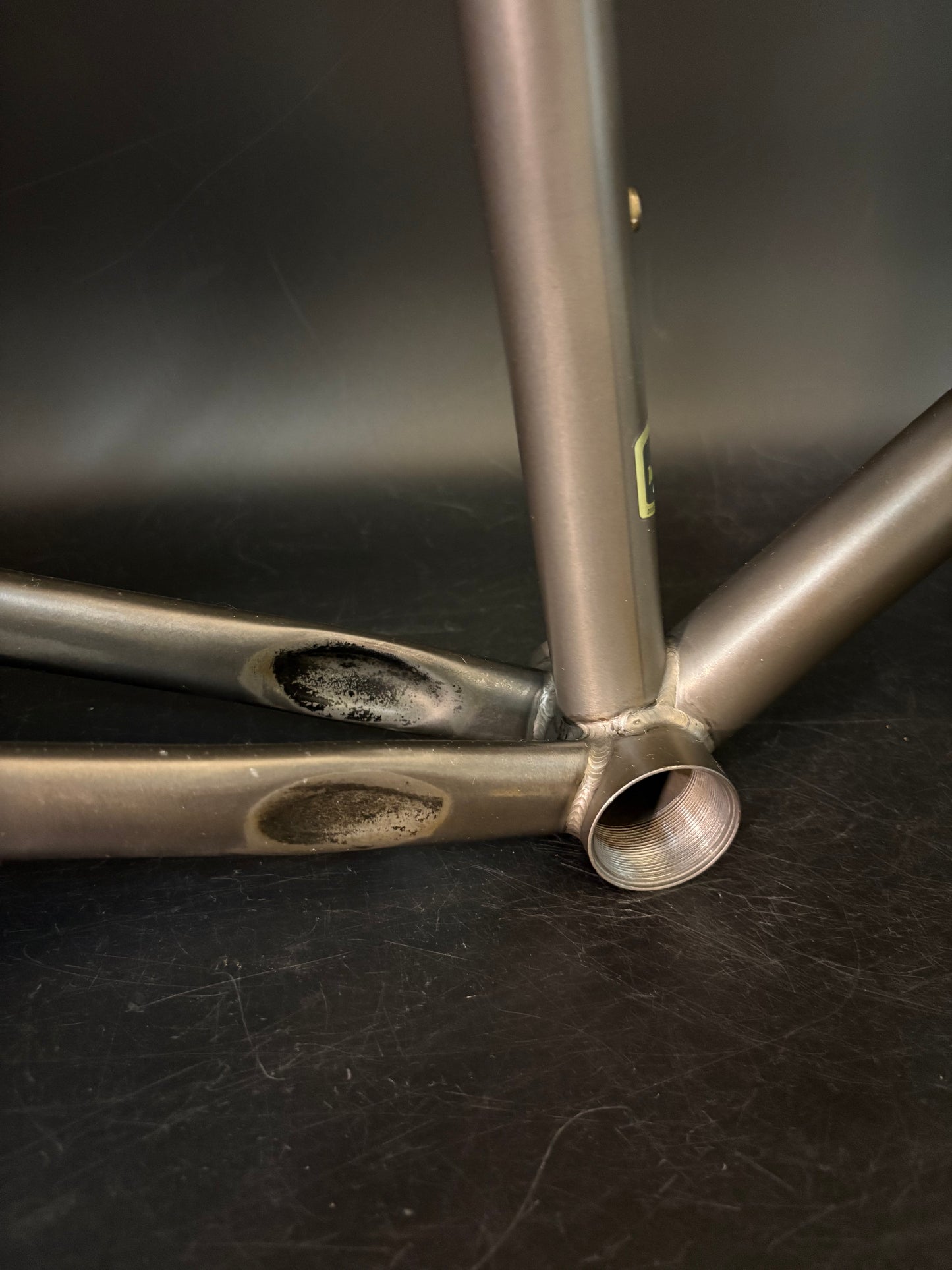 Mash Steel Frameset Raw 55cm