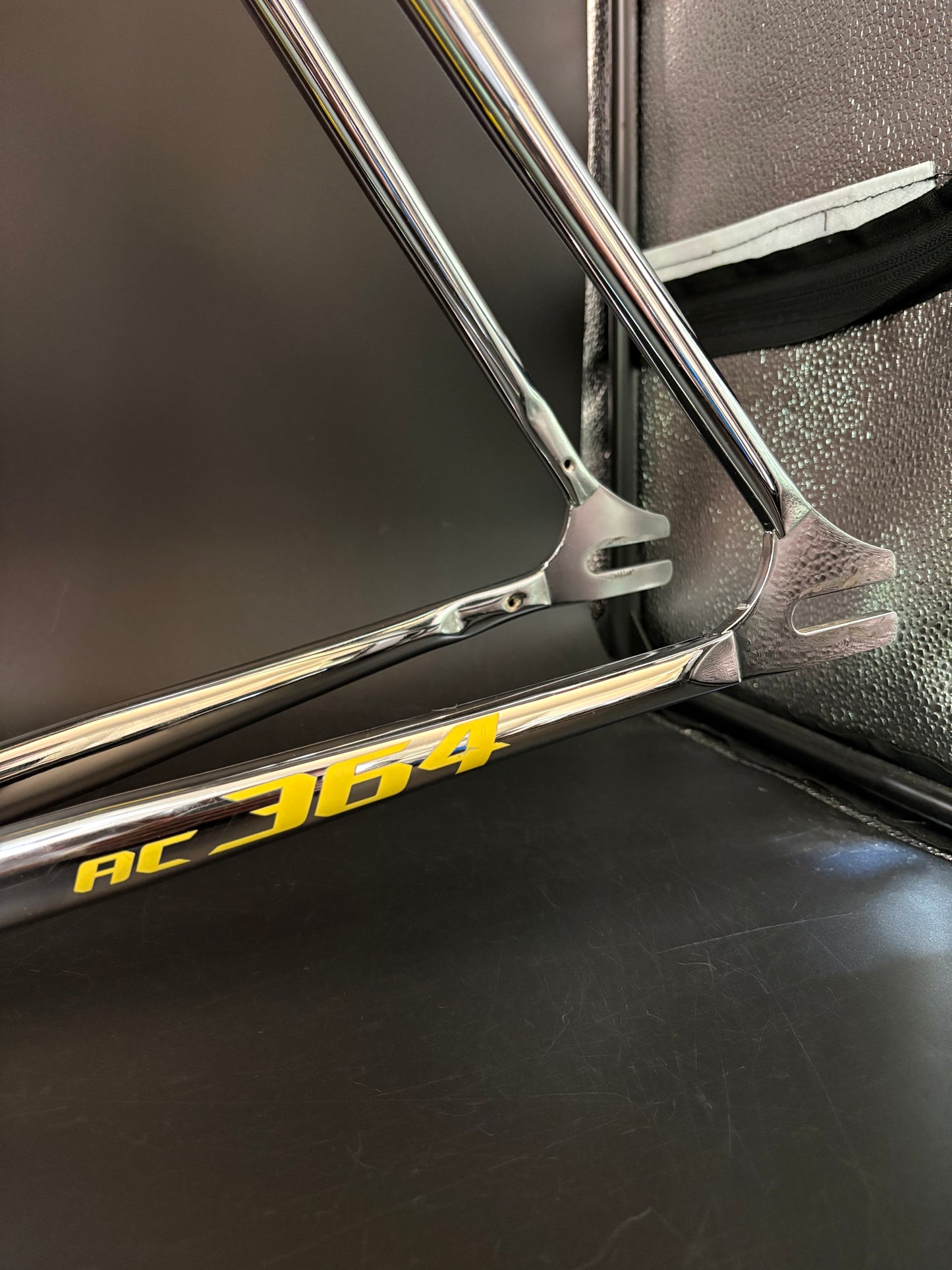 Look AC 364 Frameset Heritage Yellow/Chrome Small