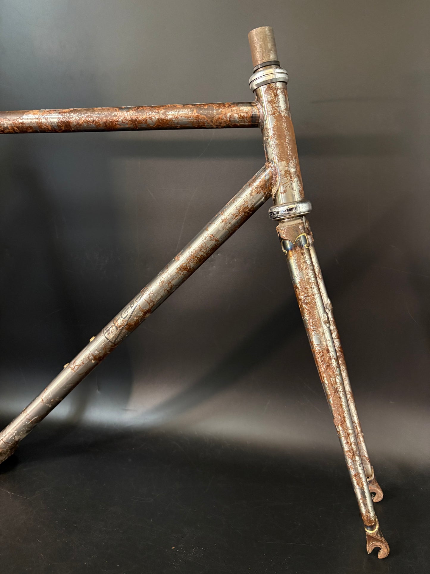 Chas’ Cinelli Mash Work Frameset Raw Prototype #1 55cm
