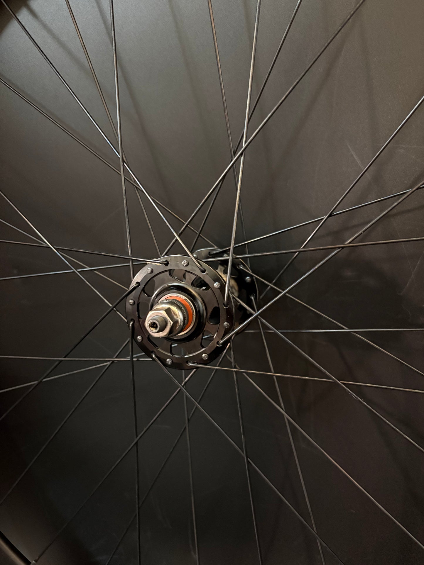 Velocity Deep V / Origin 8 Front Wheel Black 32h