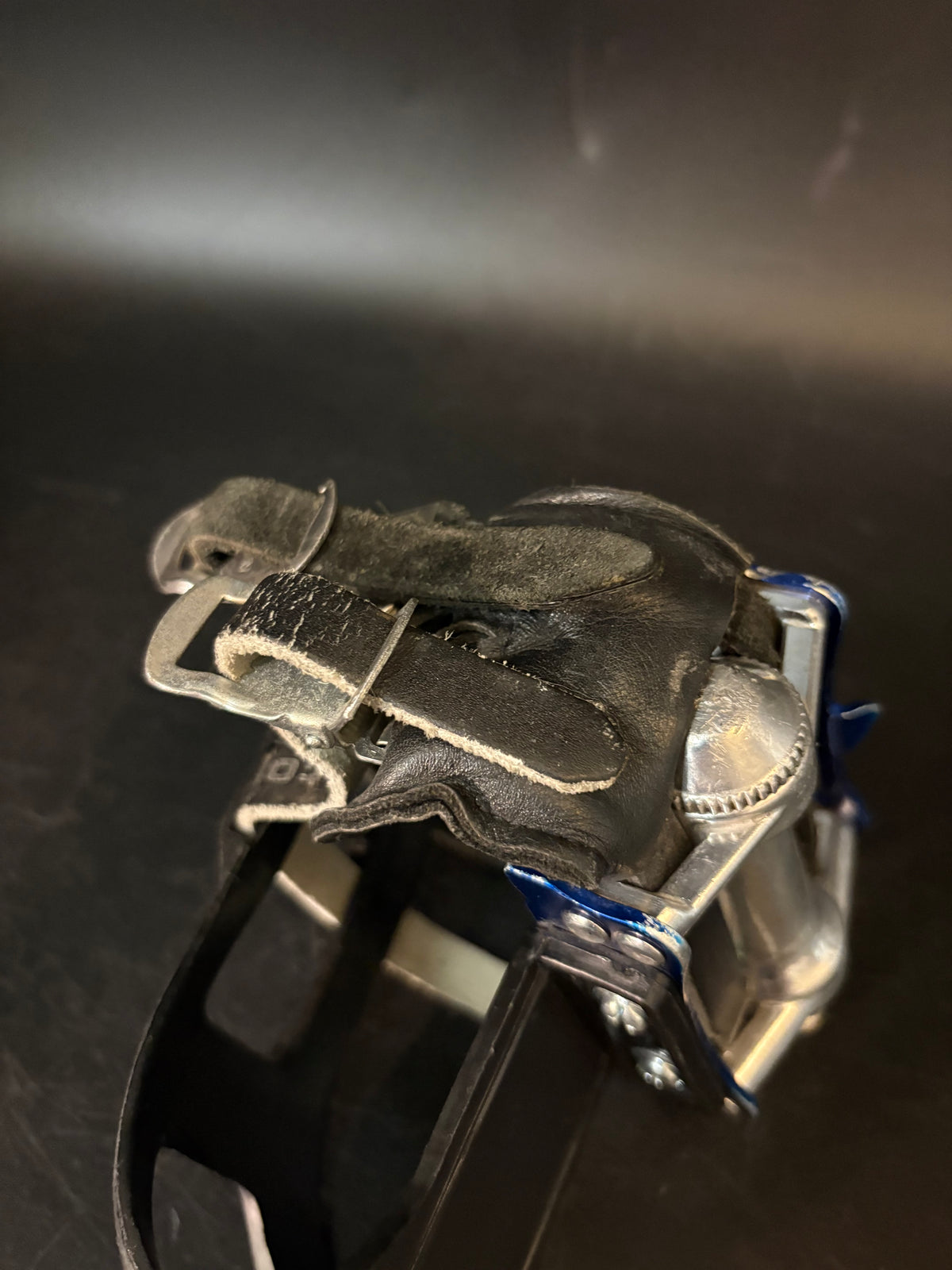 MKS Sylvan Pedals Blue / Double Straps Pedal Setup