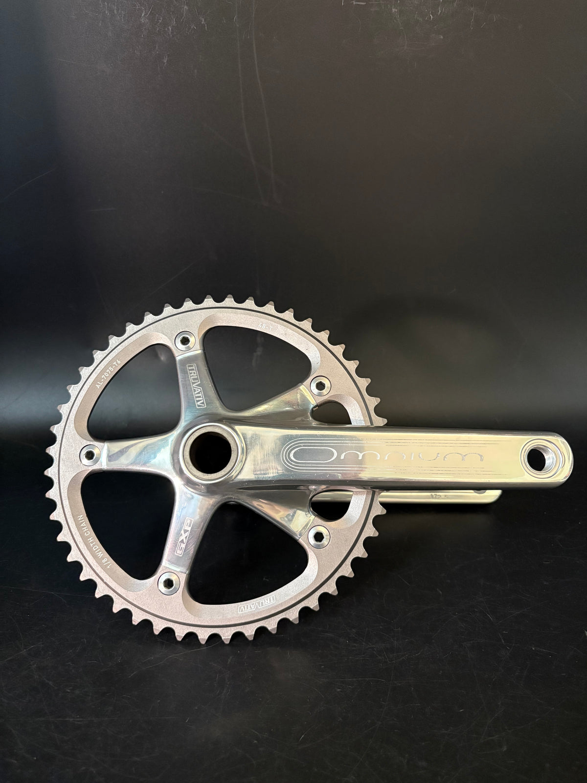 Sram Omnium Crankset Silver 172.5mm 48t