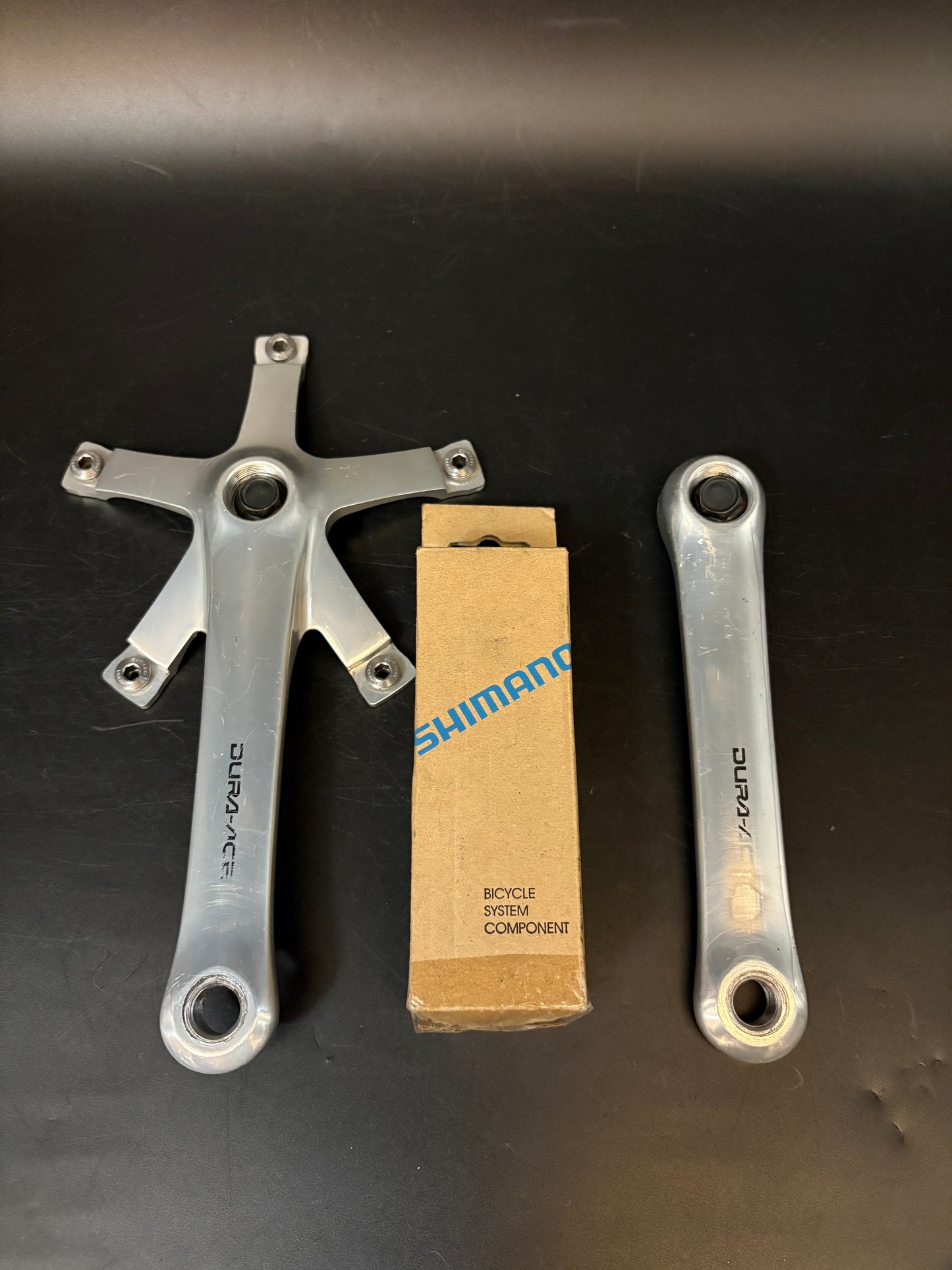 Dura Ace 7600 Cranks Silver 165mm