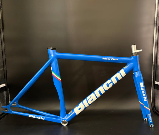Bianchi Super Pista Frameset Blue 51cm