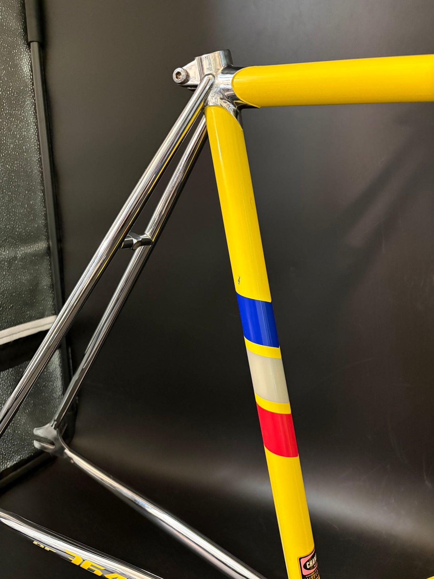 Look AC 364 Frameset Heritage Yellow/Chrome Small