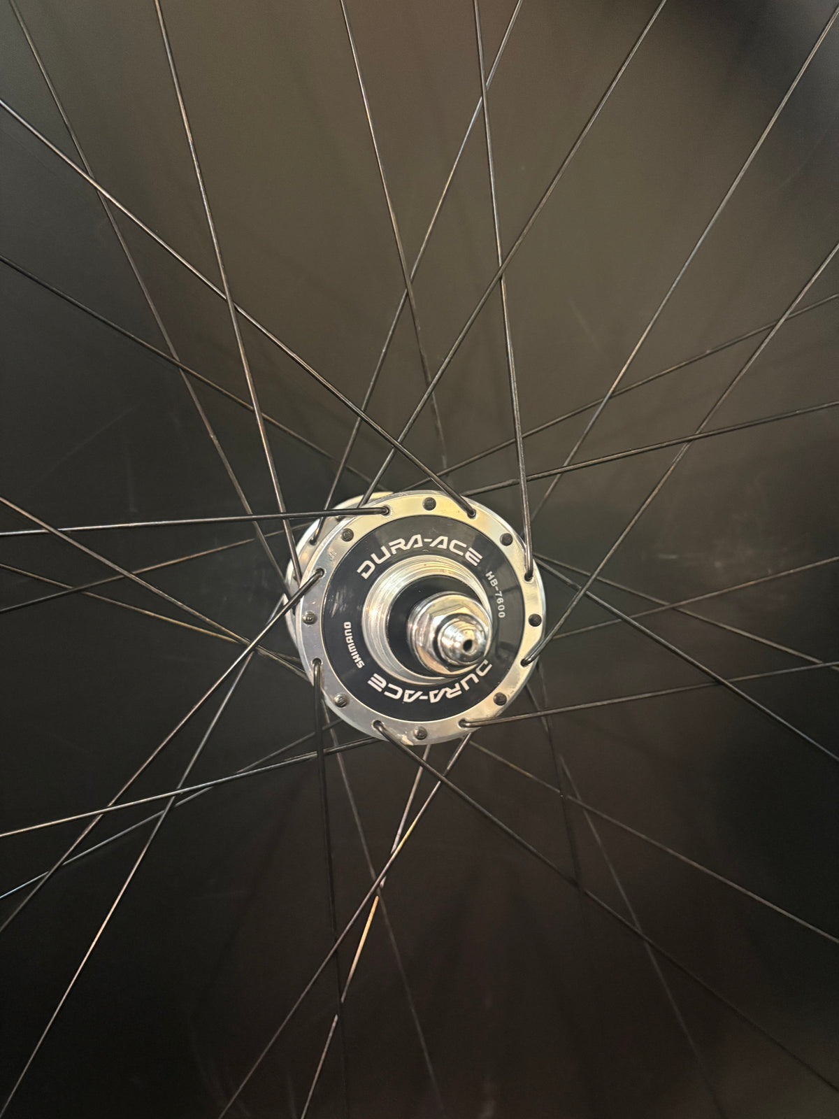 H Plus Son Formation Face / Dura Ace 7600 Rear Wheel Black 32h
