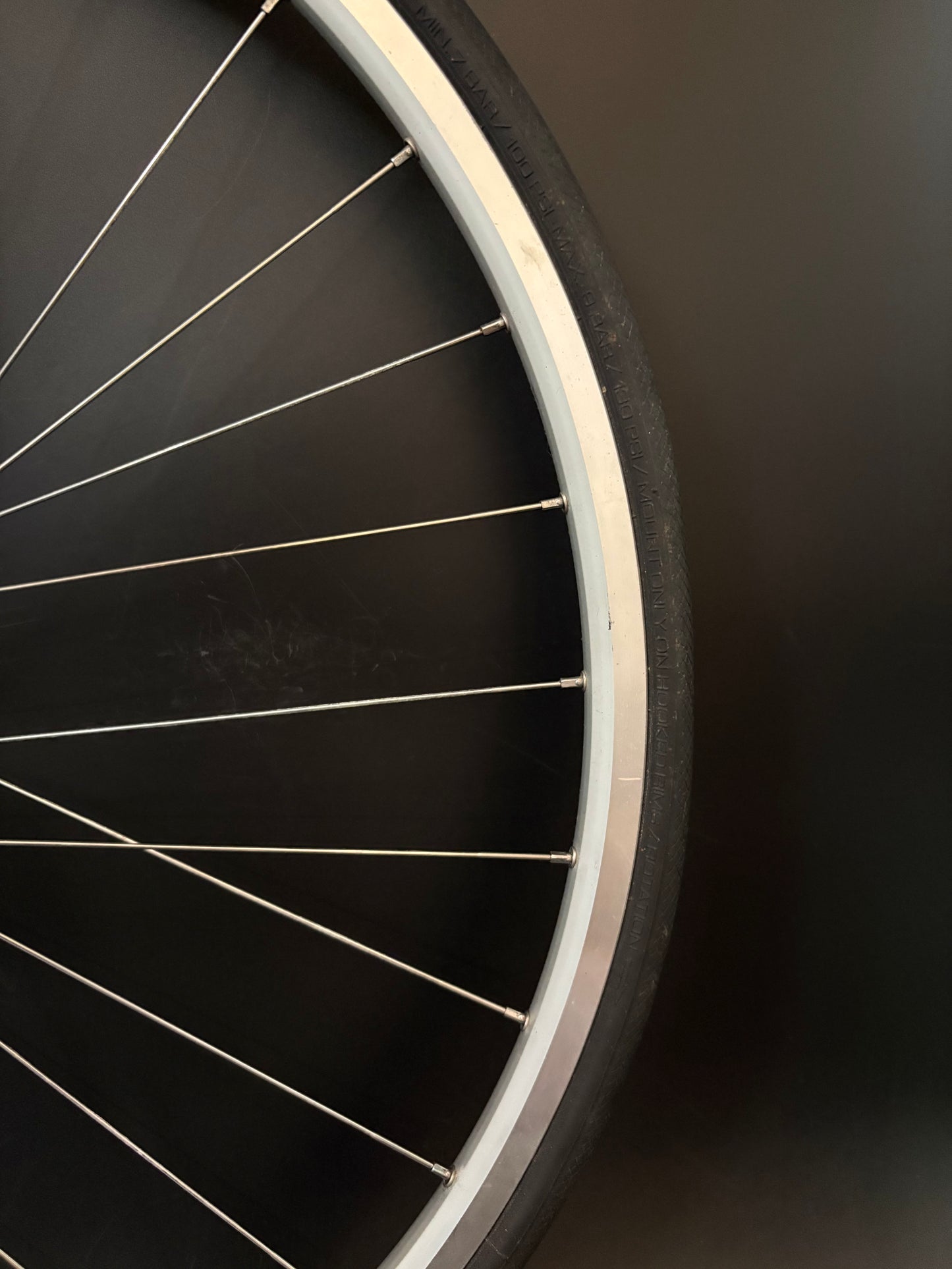 Mavic Open Pro / Campagnolo Record LF Wheelset Silver 32h