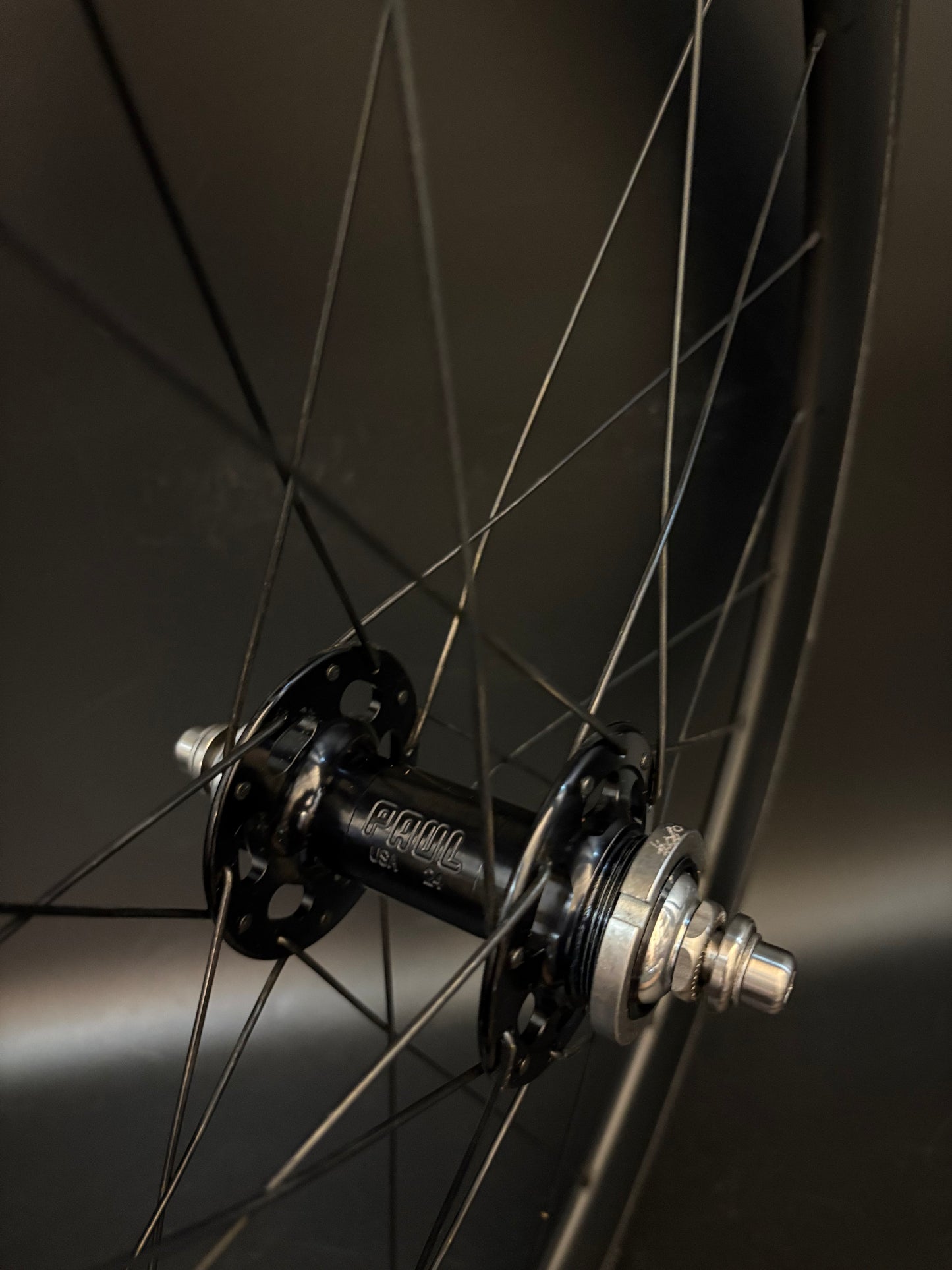 Unbranded Carbon Clincher Rims 50mm / Paul Component Wheelset 20/24h