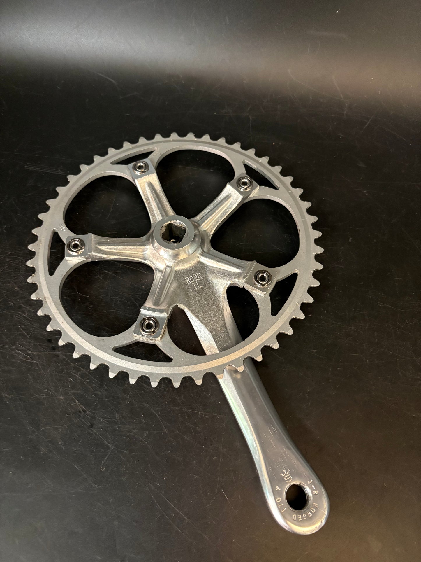 Sugino Messenger Crankset Silver 170mm 48t 130bcd