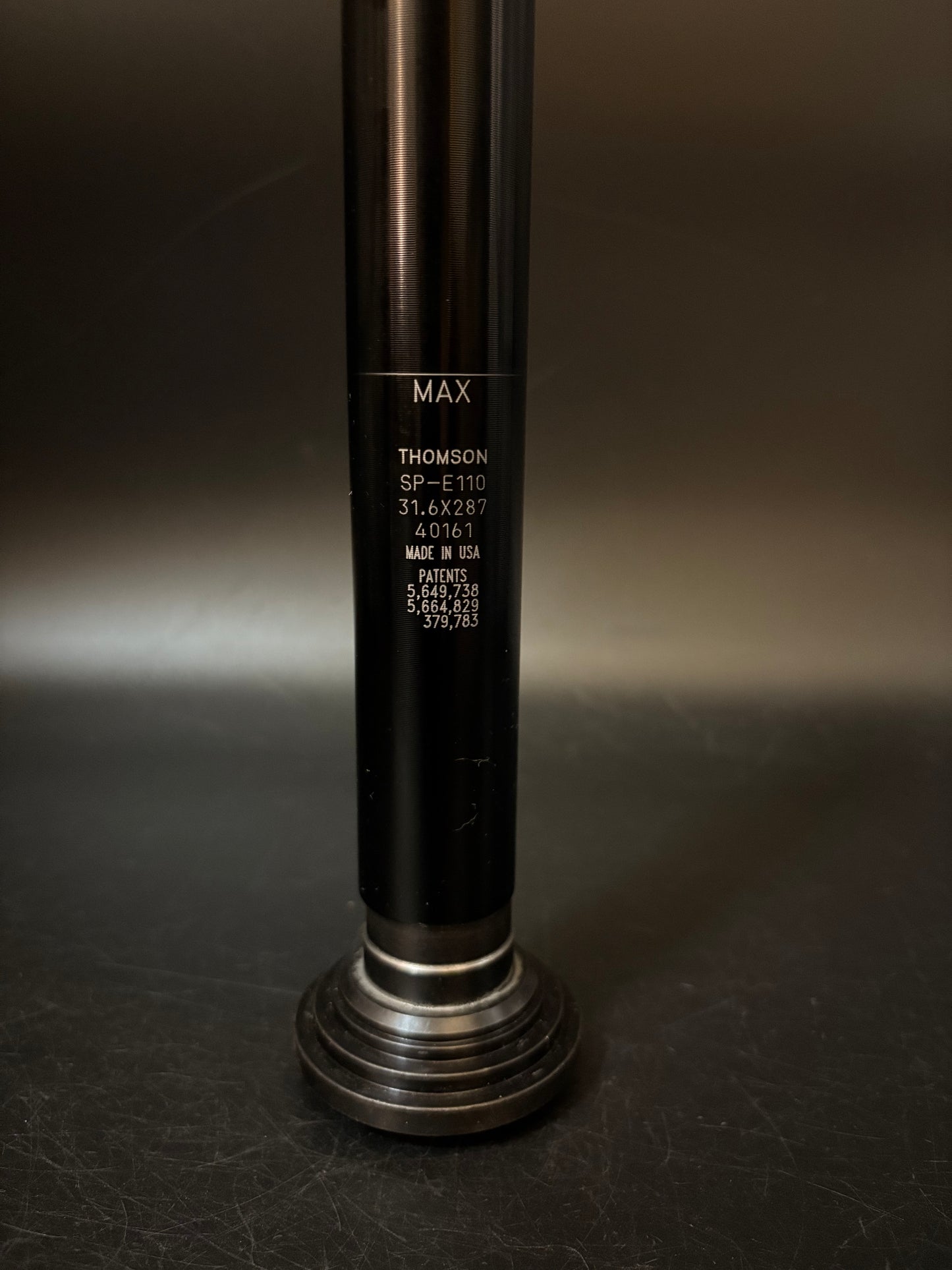 Thomson Elite Seatpost Black 31.6 287mm