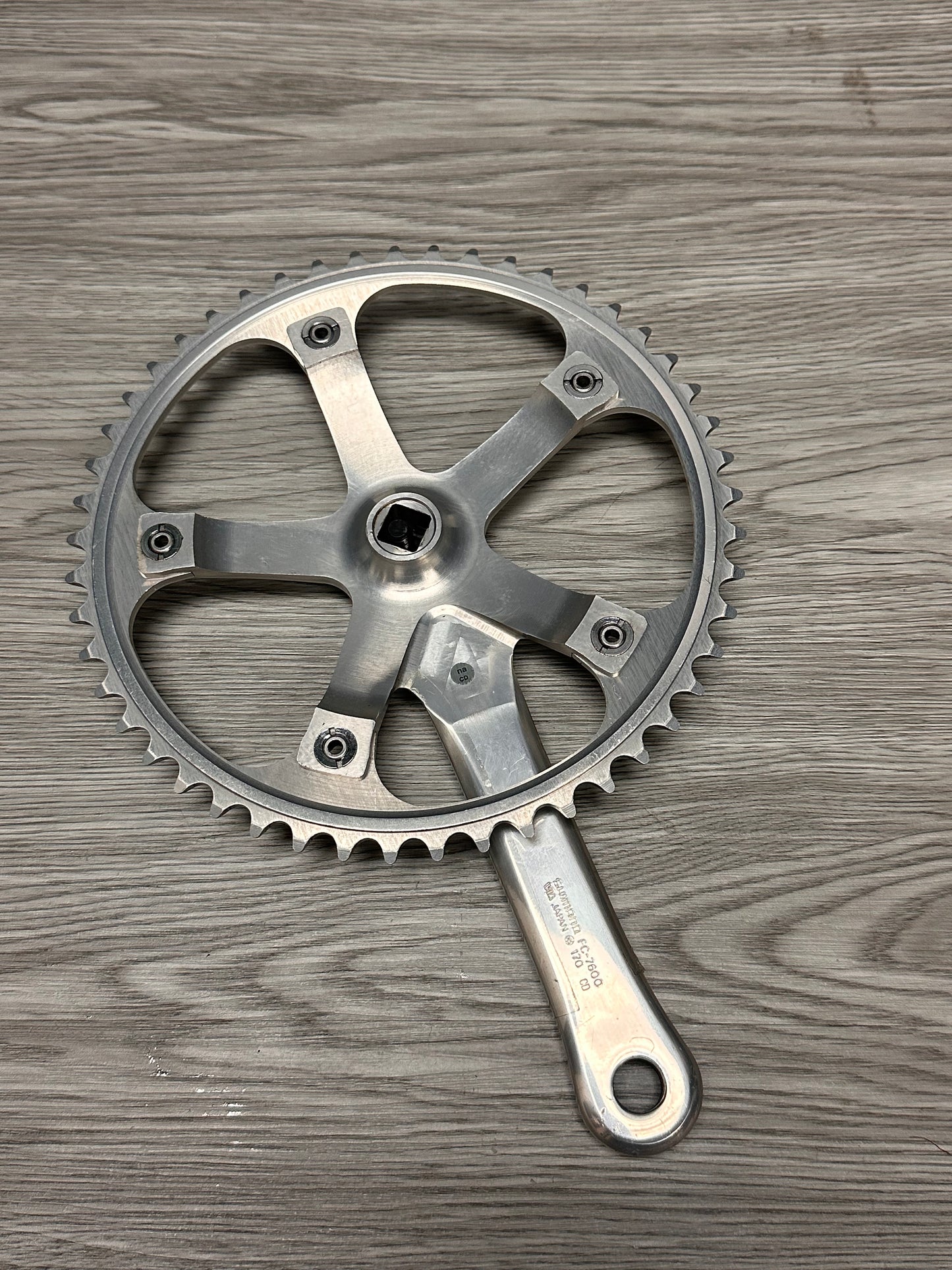 Dura Ace 7600 Cranks Silver 170mm