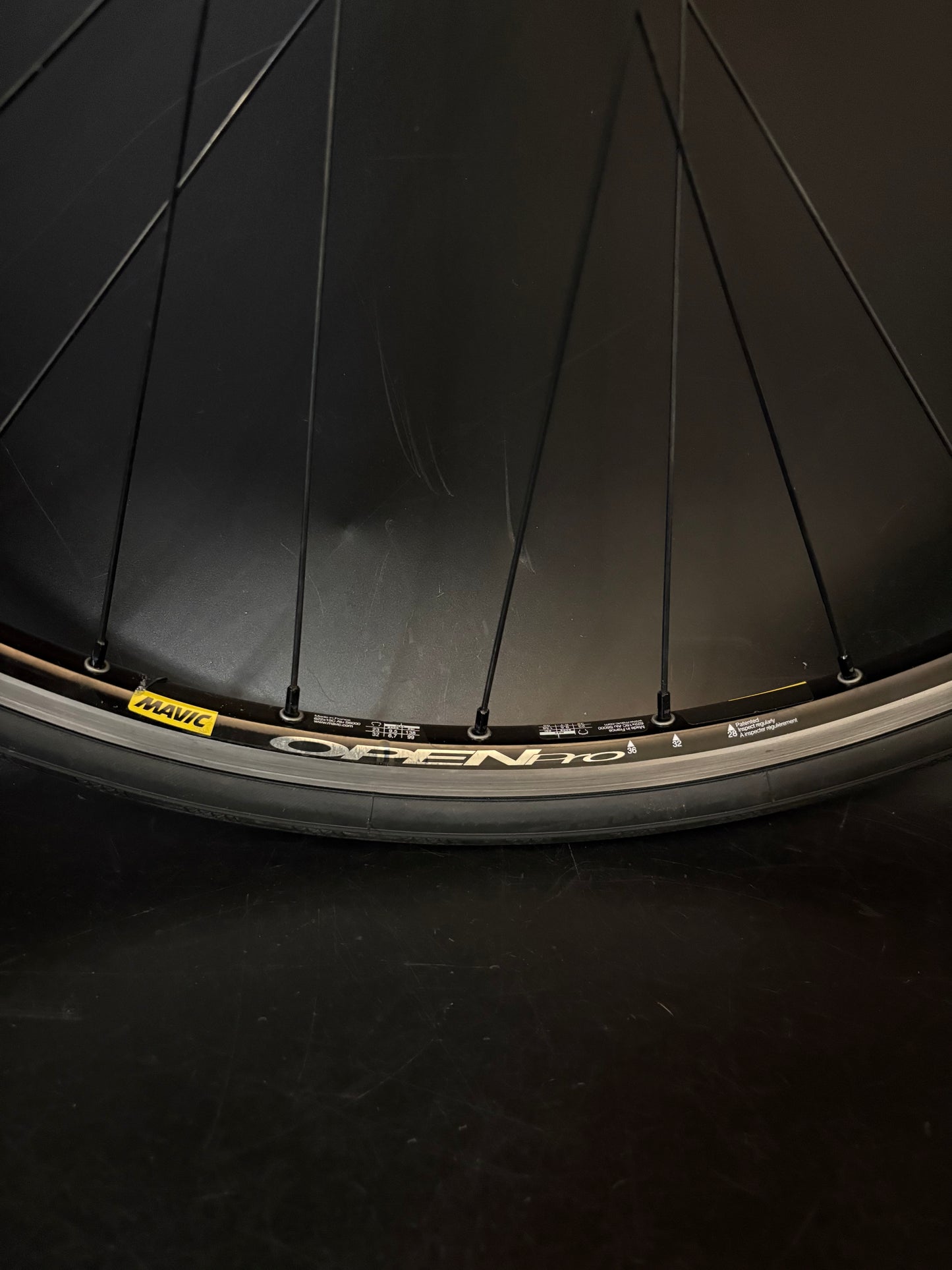 Mavic Open Pro / Phil Wood HF Wheelset Black 32h