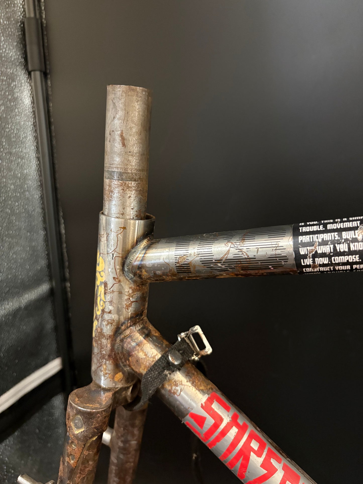 Chas’ Cinelli Mash Work Frameset Raw Prototype #2 55cm
