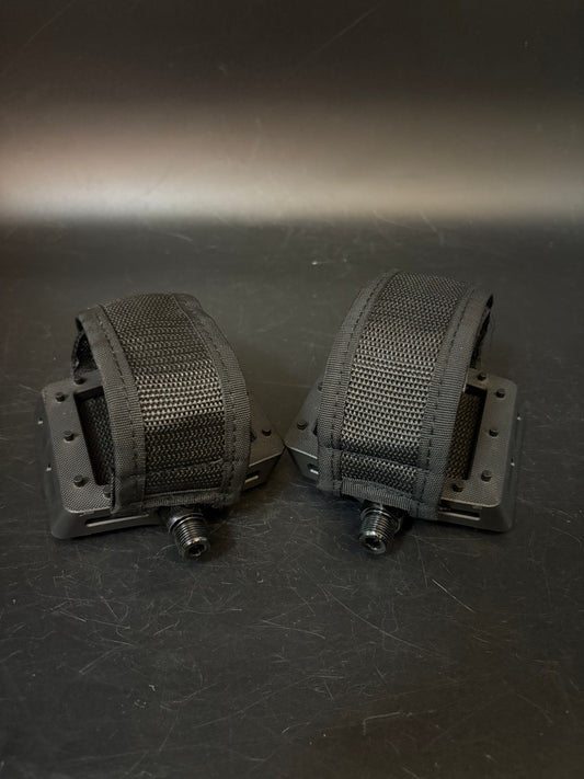 Shadow Pedals / Unbranded Straps Pedal Setup Black