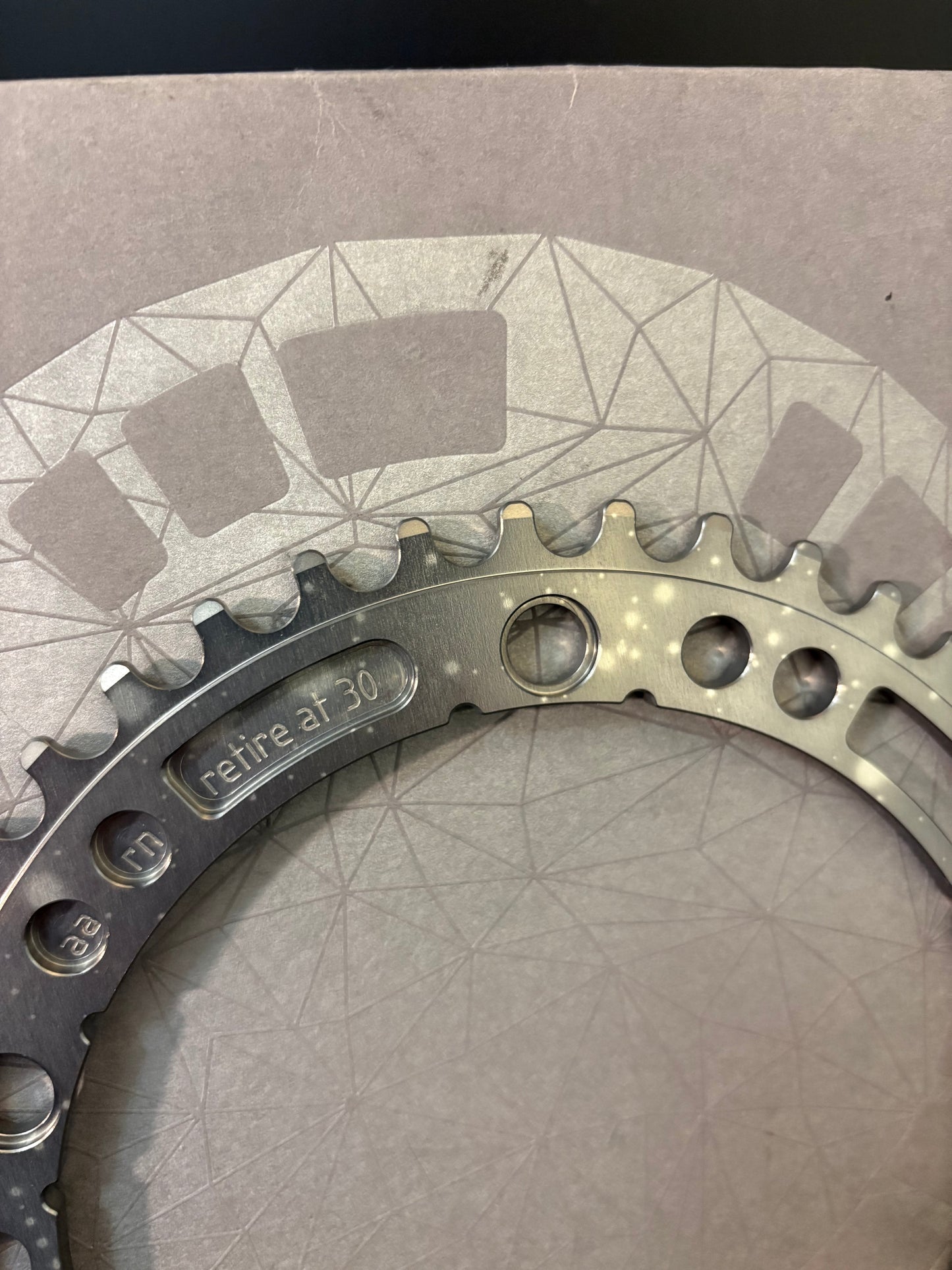 NEW Aarn Chainring Space Dust 43t