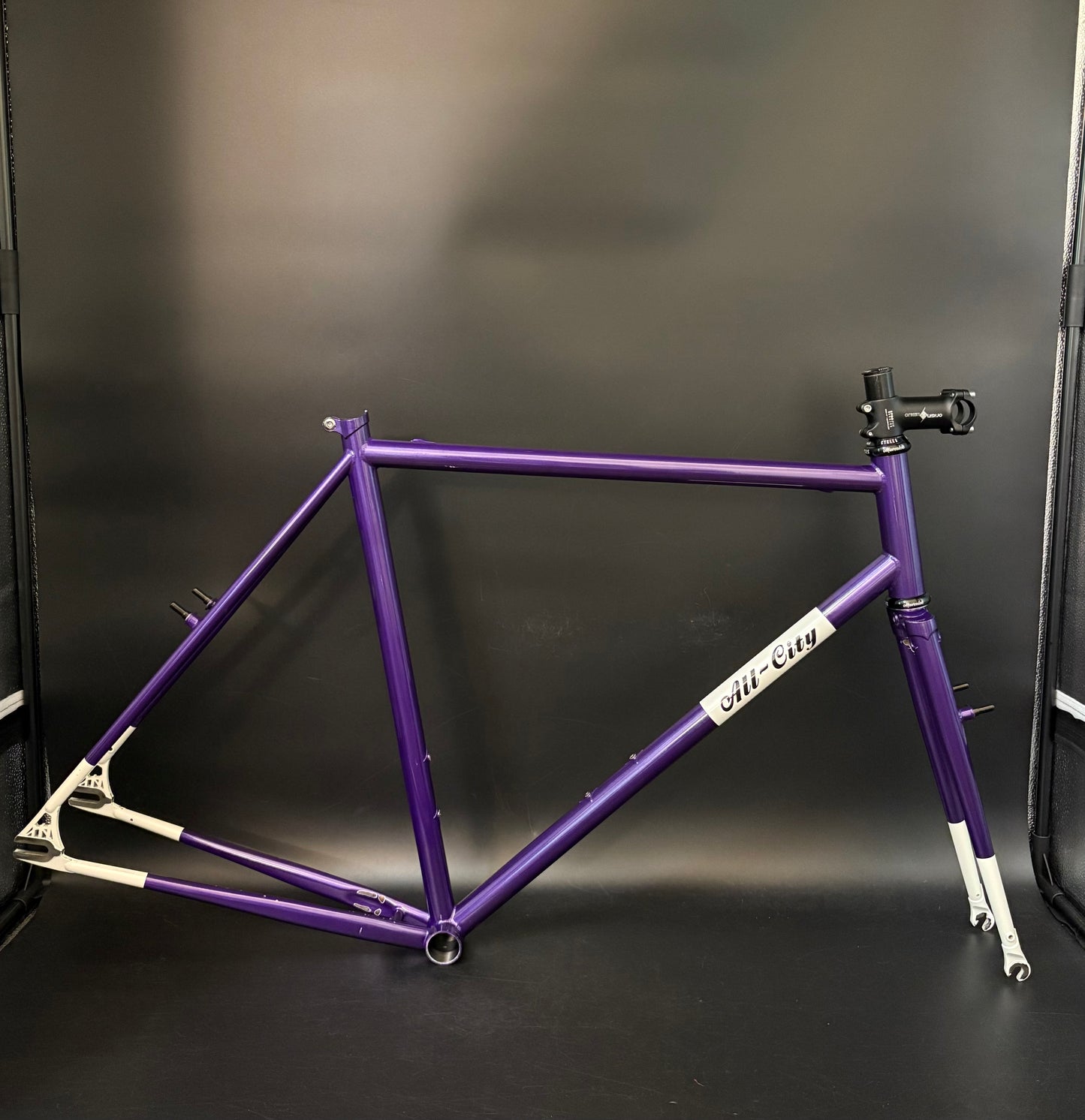 All City Nature Boy Frameset Purple 55cm