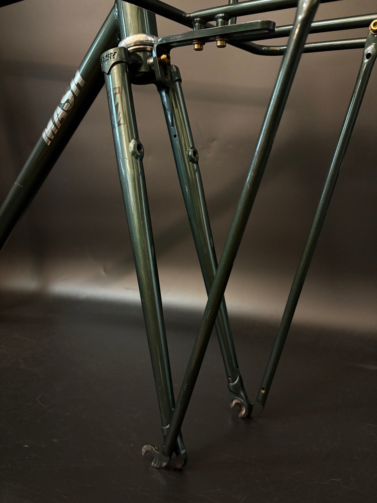 Mash Steel Frameset Green 55cm w/ Mash Rack + Camo ILE x Mash Rack Bag