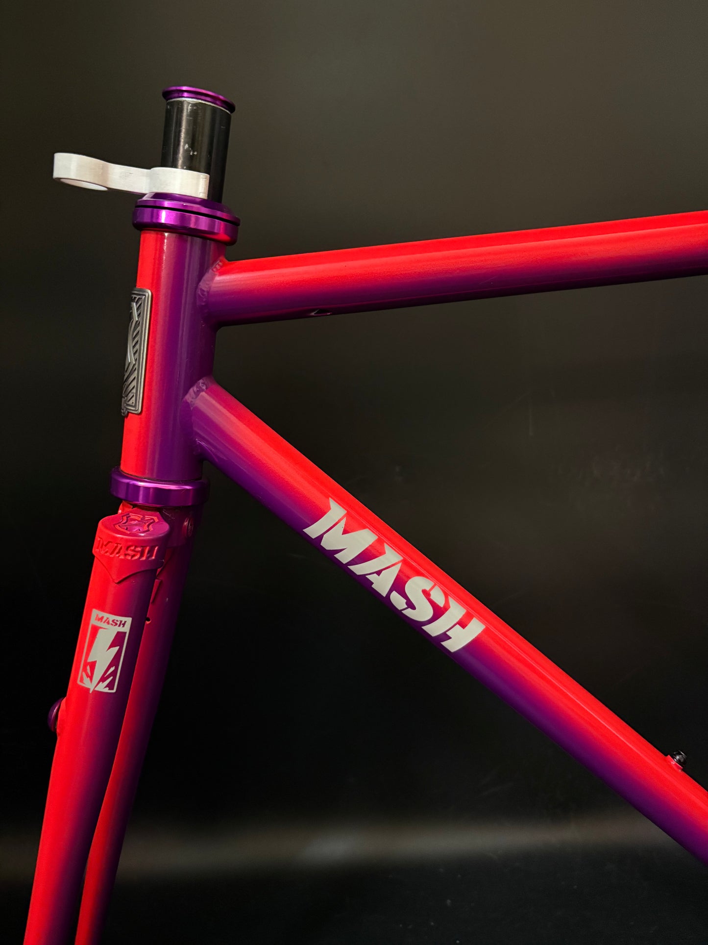 Mash Steel Frameset Neon Purple Fade 53cm