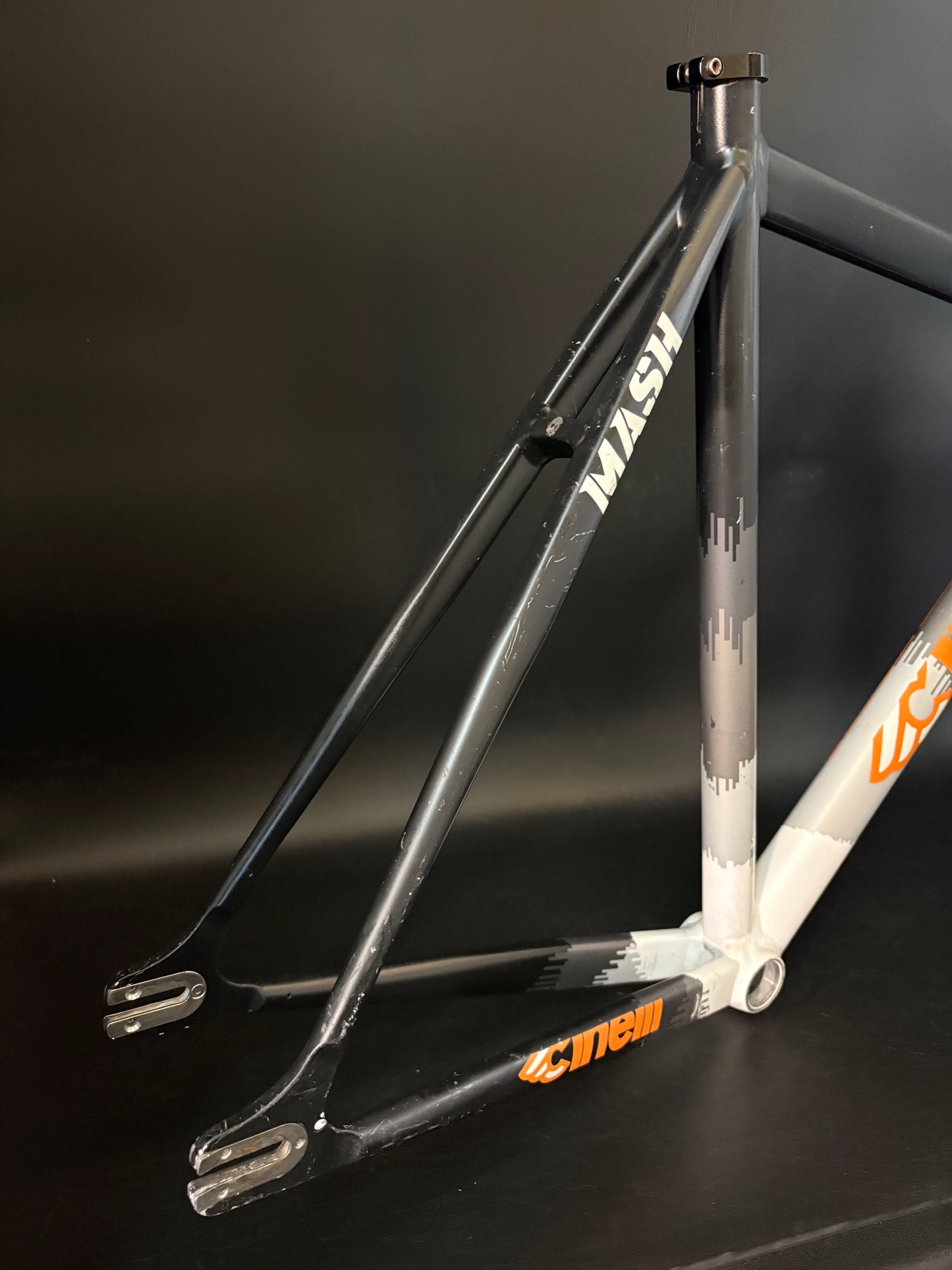 Cinelli Mash Histogram Frameset Black/Orange 53cm Medium